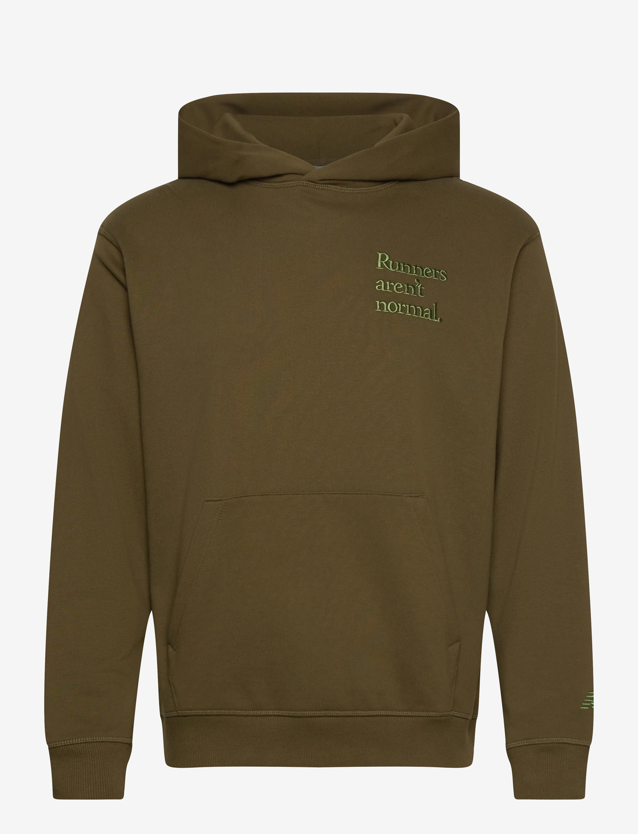New Balance - Athletics Runners Arent Normal Hoodie - tops - woodland - 0