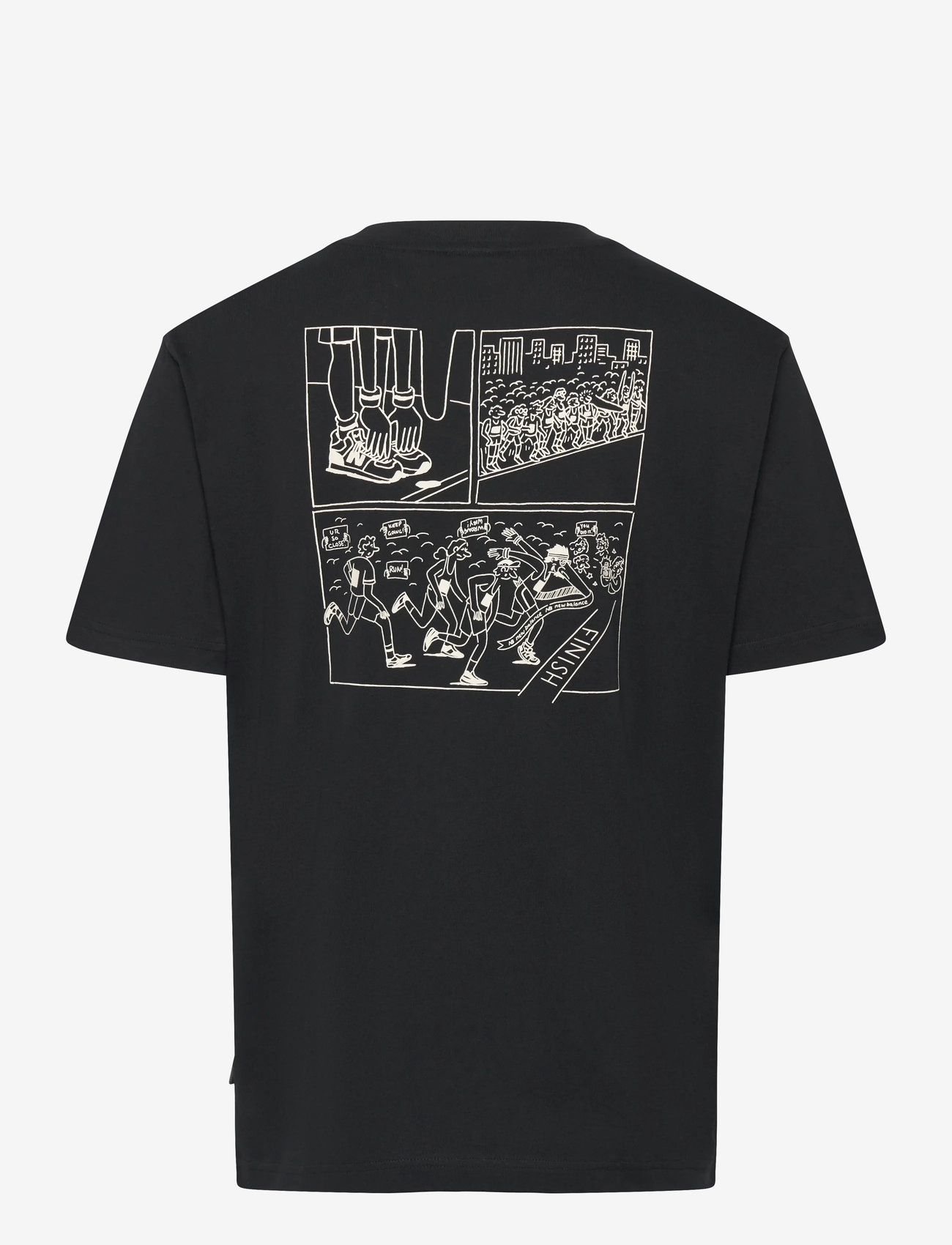 New Balance - Runners Arent Normal T-Shirt - oberteile & t-shirts - black - 1