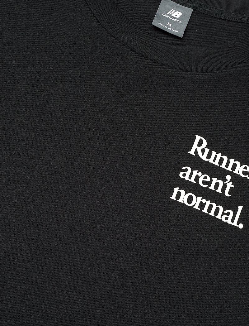 New Balance - Runners Arent Normal T-Shirt - oberteile & t-shirts - black - 2