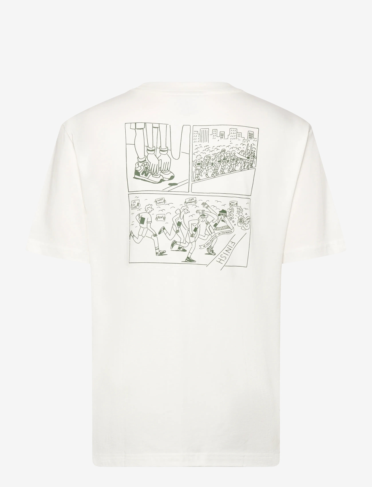 New Balance - Runners Arent Normal T-Shirt - t-shirts - sea salt - 1