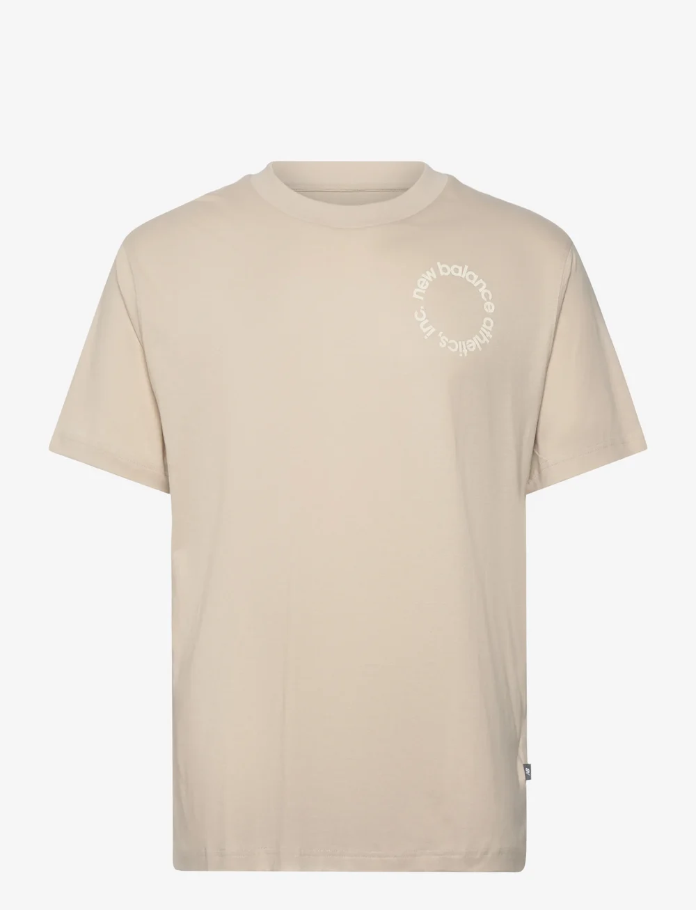 New Balance - Circular Logo T-Shirt - kortärmade t-shirts - timberwolf - 0