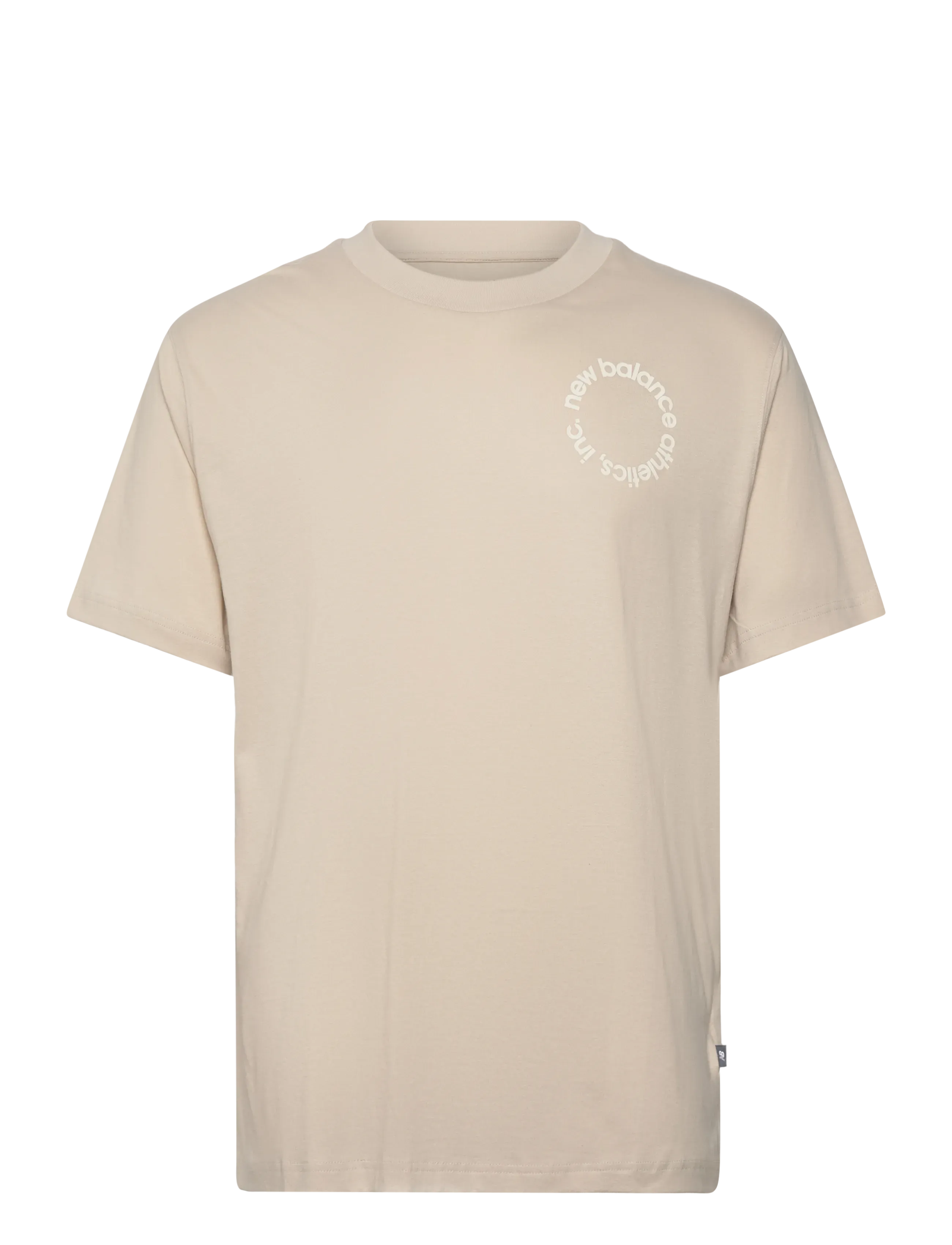 New Balance Circular Logo T-Shirt - New Balance - TIMBERWOLF / cream