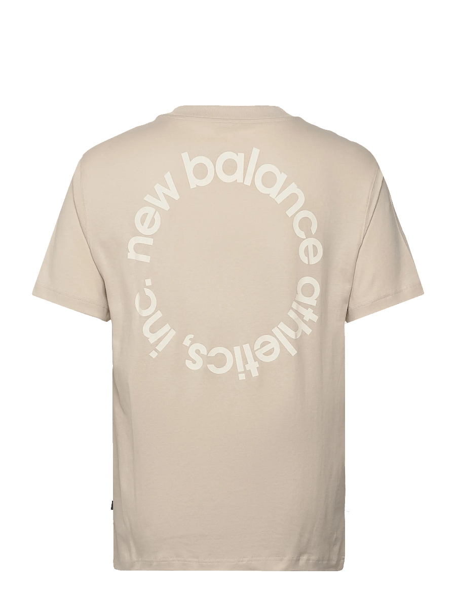 New Balance - Circular Logo T-Shirt - kurzärmelige t-shirts - timberwolf - 1