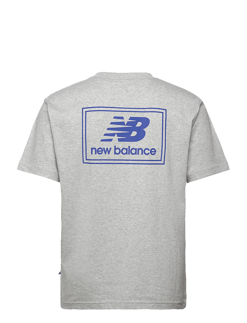 New Balance - Woven Label T-Shirt - alussärgid ja t-särgid - athletic grey - 1