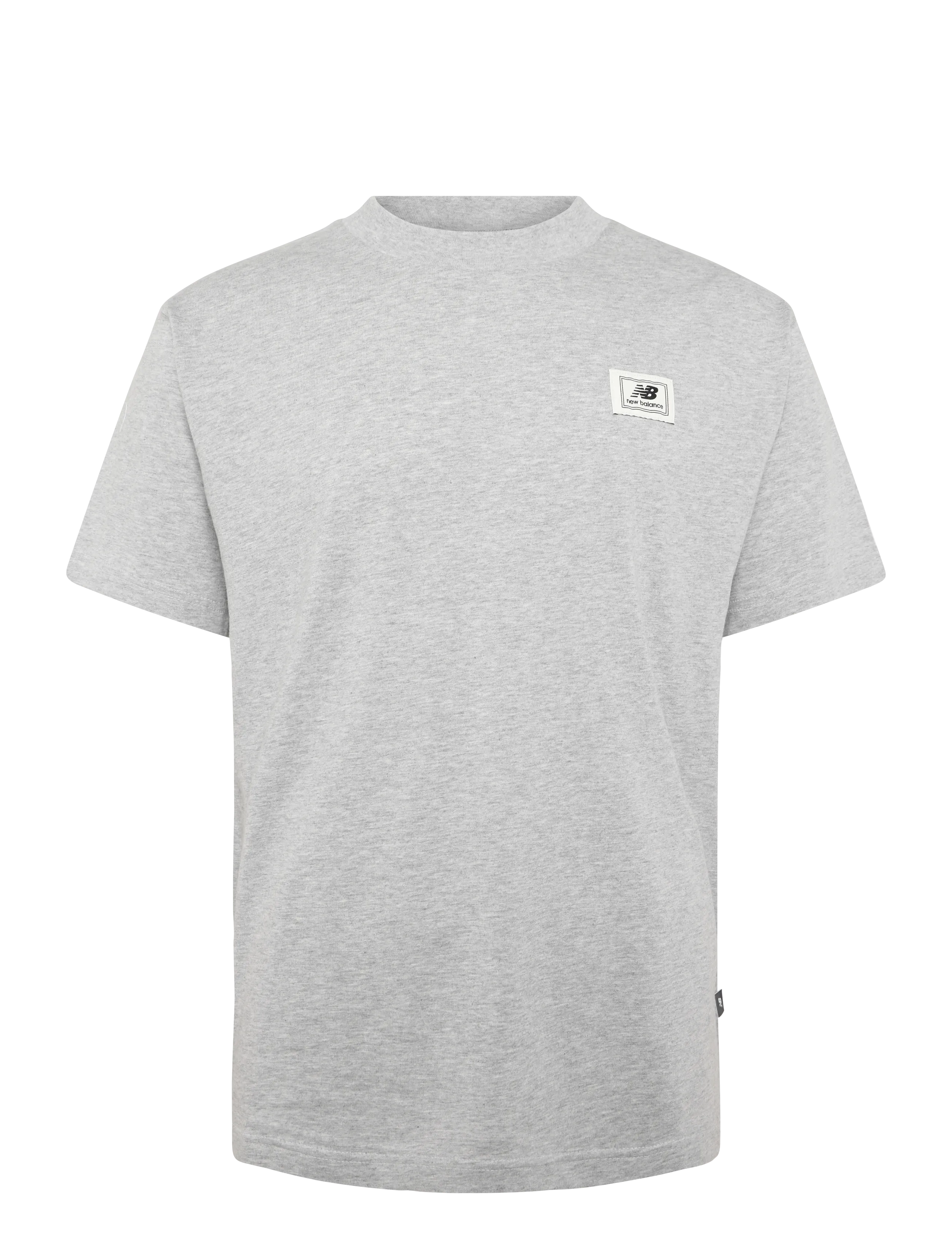 NEW BALANCE Woven Label T-Shirt Grau - L - Herren