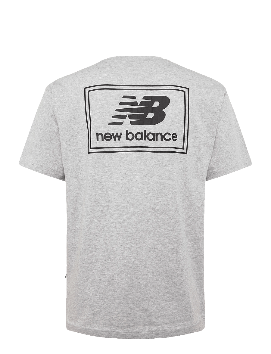 New Balance - Woven Label T-Shirt - tops & t-shirts - athletic grey/multi - 2