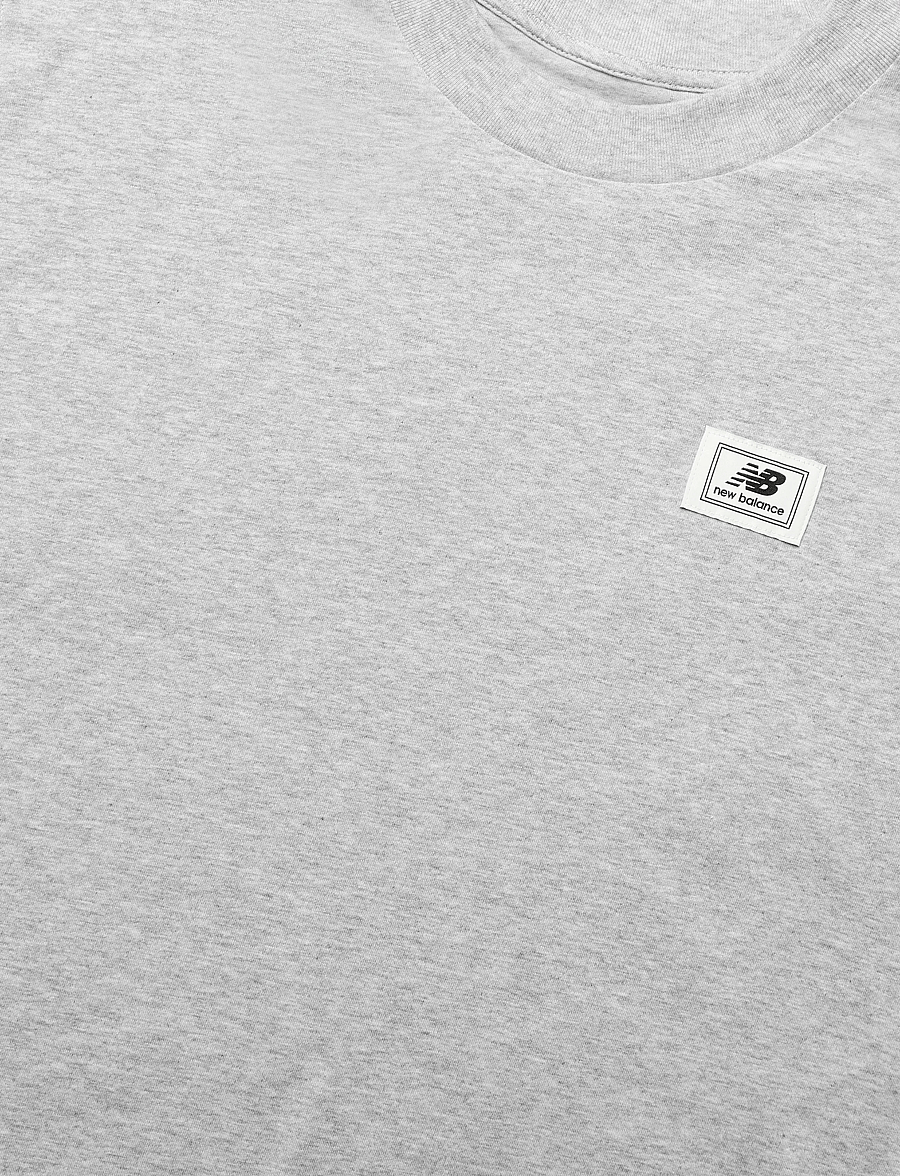 New Balance - Woven Label T-Shirt - tops & t-shirts - athletic grey/multi - 5