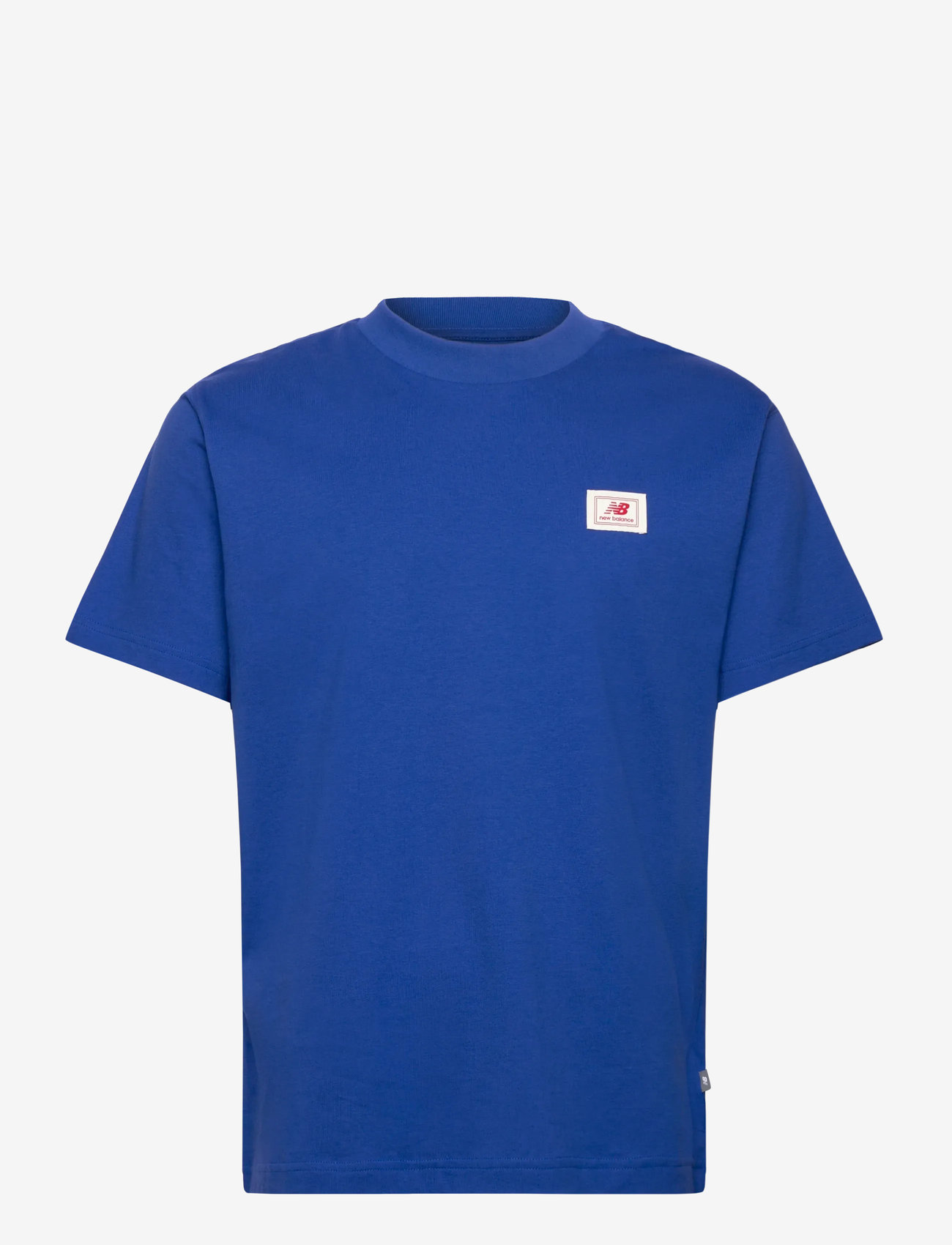 New Balance - Woven Label T-Shirt - t-shirts - blue gemstone - 0