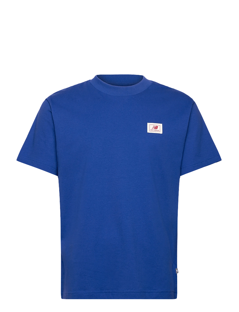 New Balance - Woven Label T-Shirt - t-shirts - blue gemstone - 0
