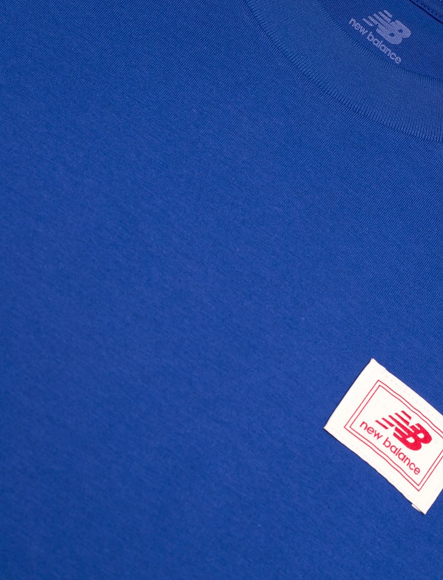New Balance - Woven Label T-Shirt - blue gemstone - 2