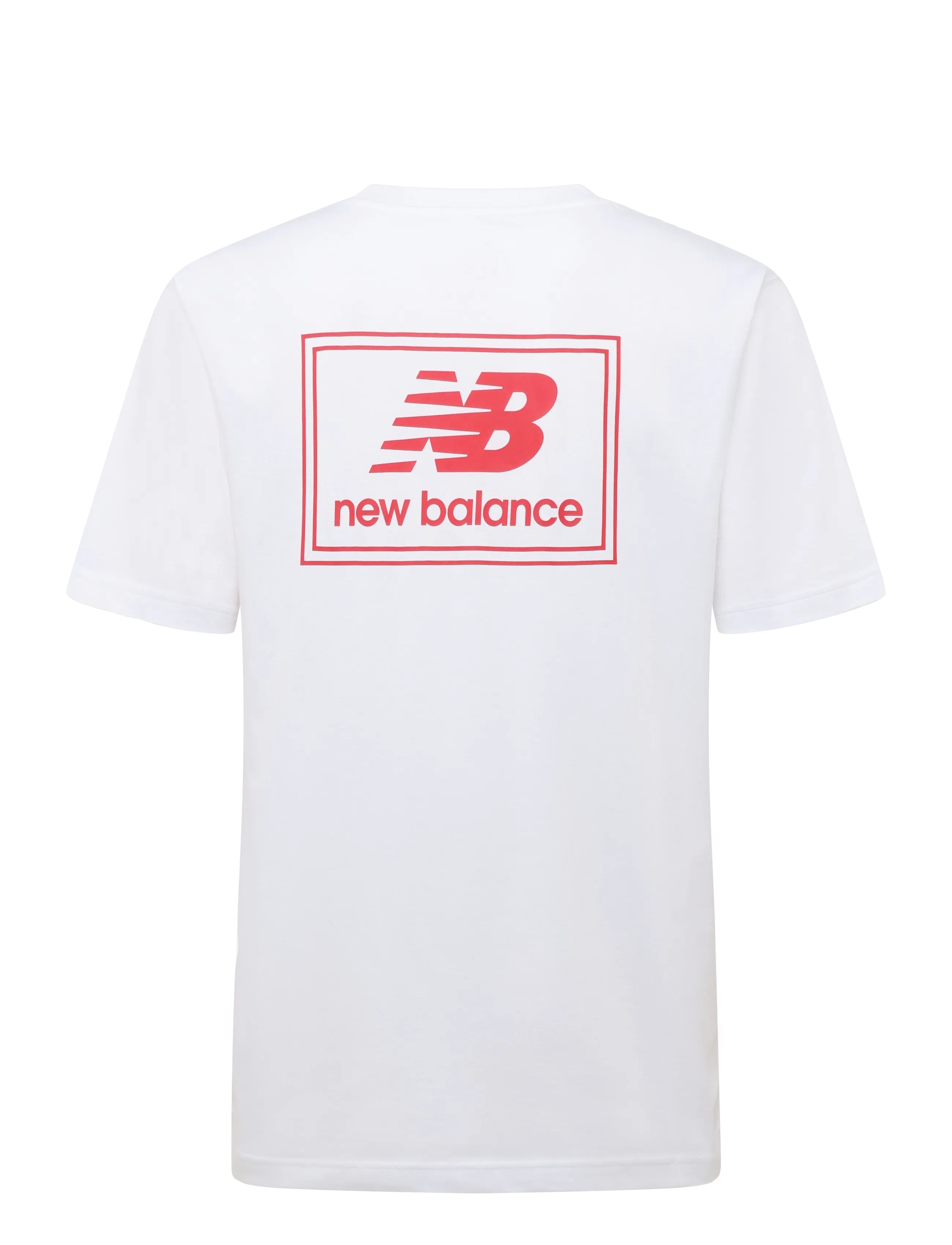 New Balance - Woven Label T-Shirt - oberteile & t-shirts - white - 1