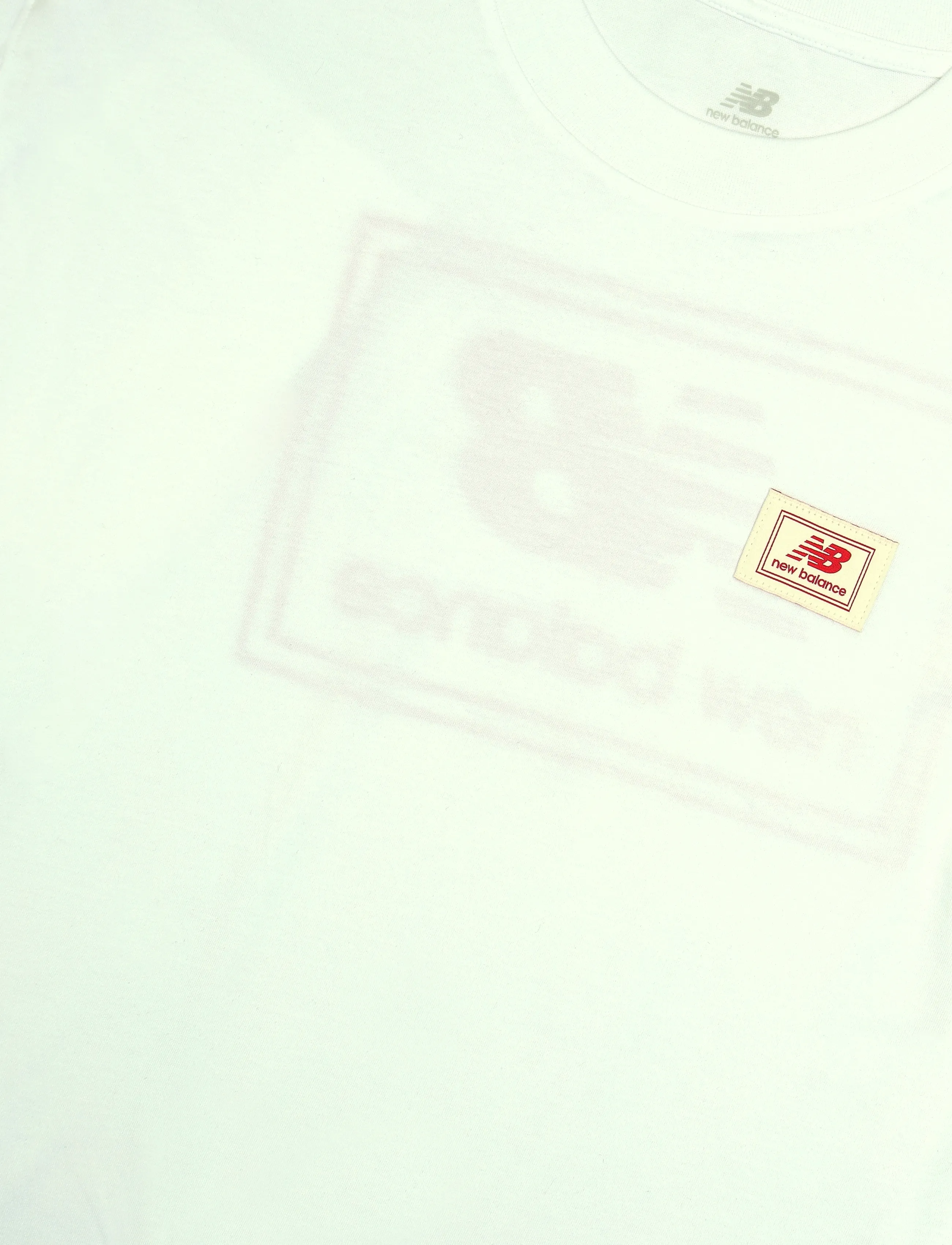 New Balance - Woven Label T-Shirt - oberteile & t-shirts - white - 2