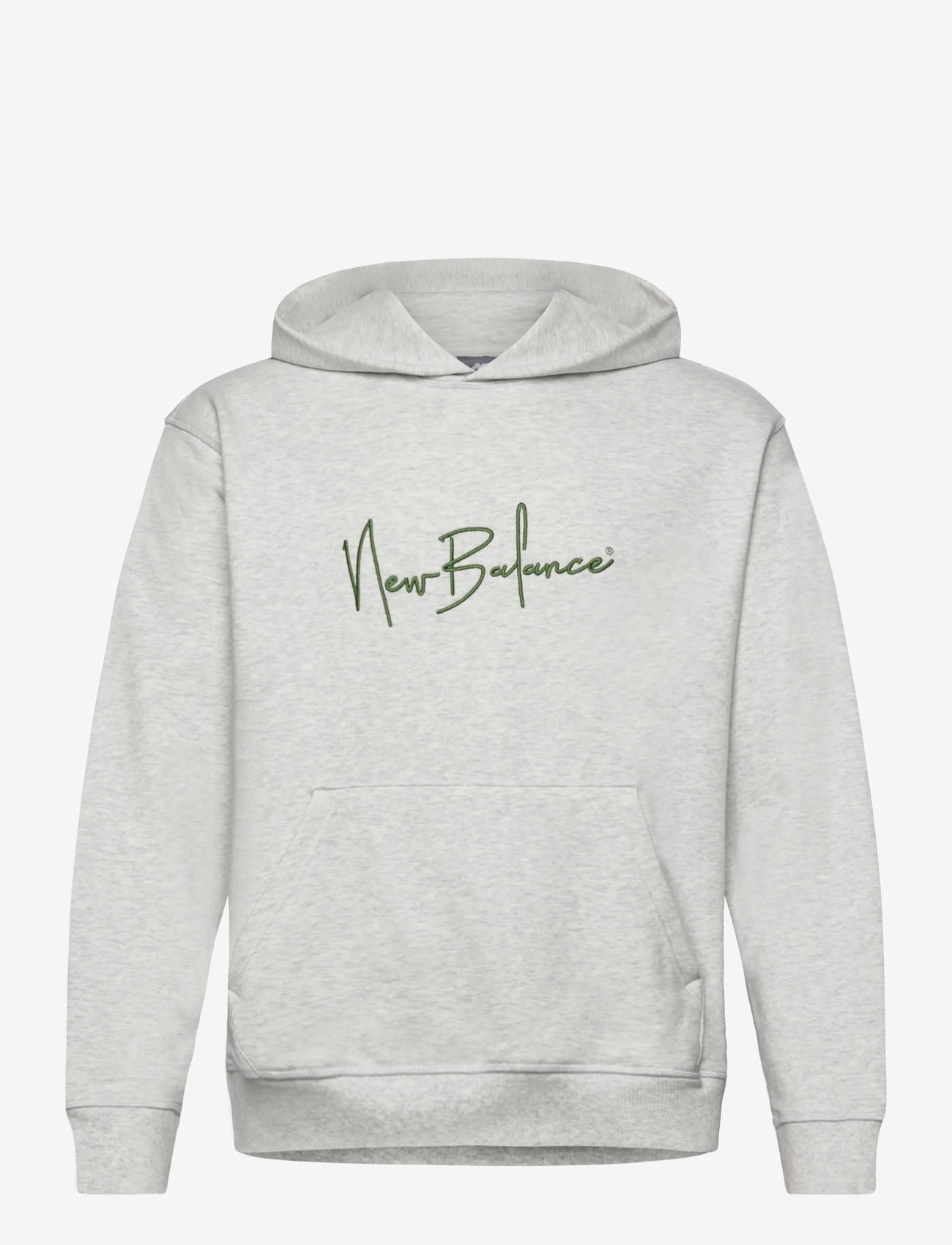 New Balance - Atheltics Signature Hoodie - huvtröjor - ash heather - 0