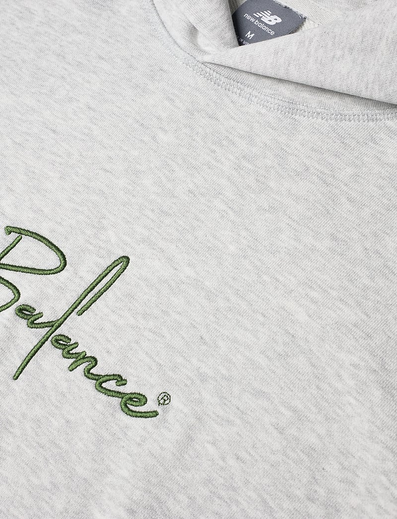 New Balance - Atheltics Signature Hoodie - huvtröjor - ash heather - 2