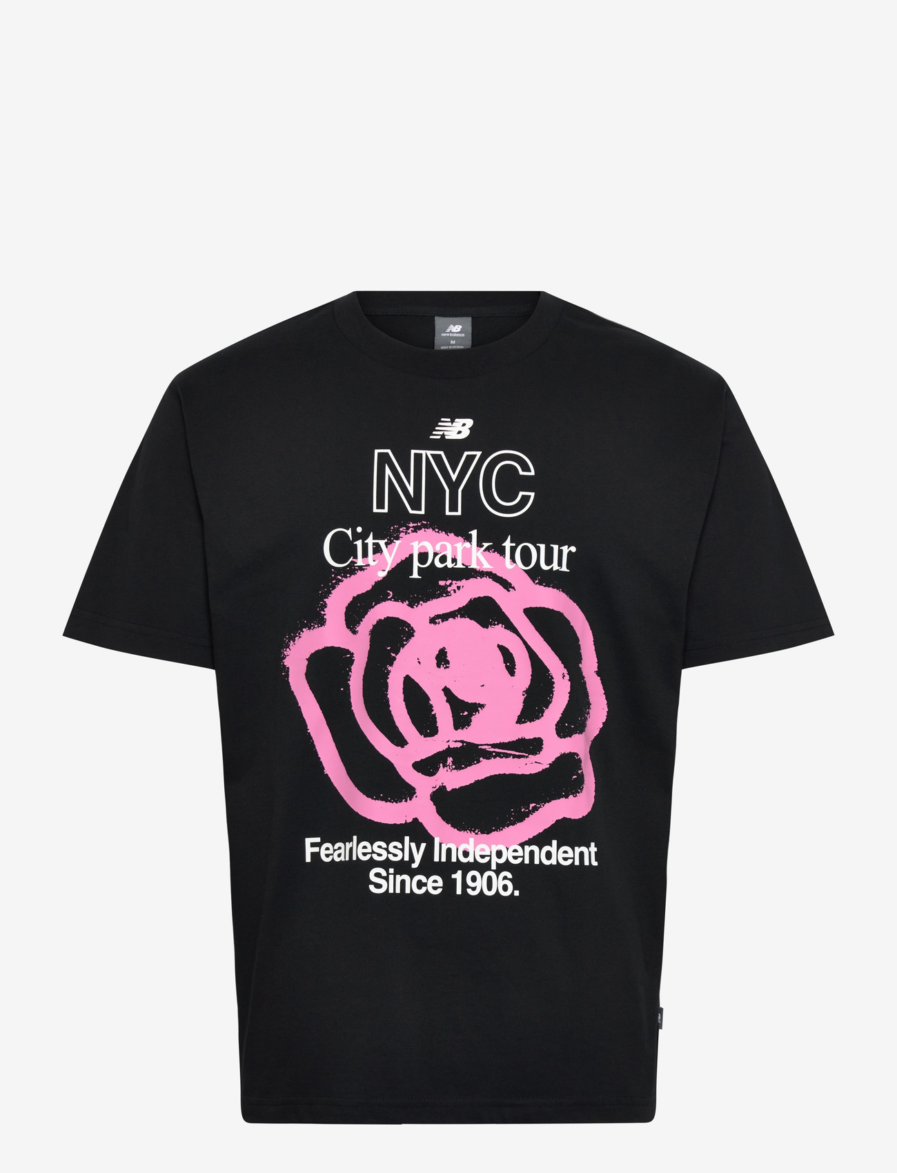 New Balance - NYC City Run T-Shirt - topi un t-krekli - black - 0