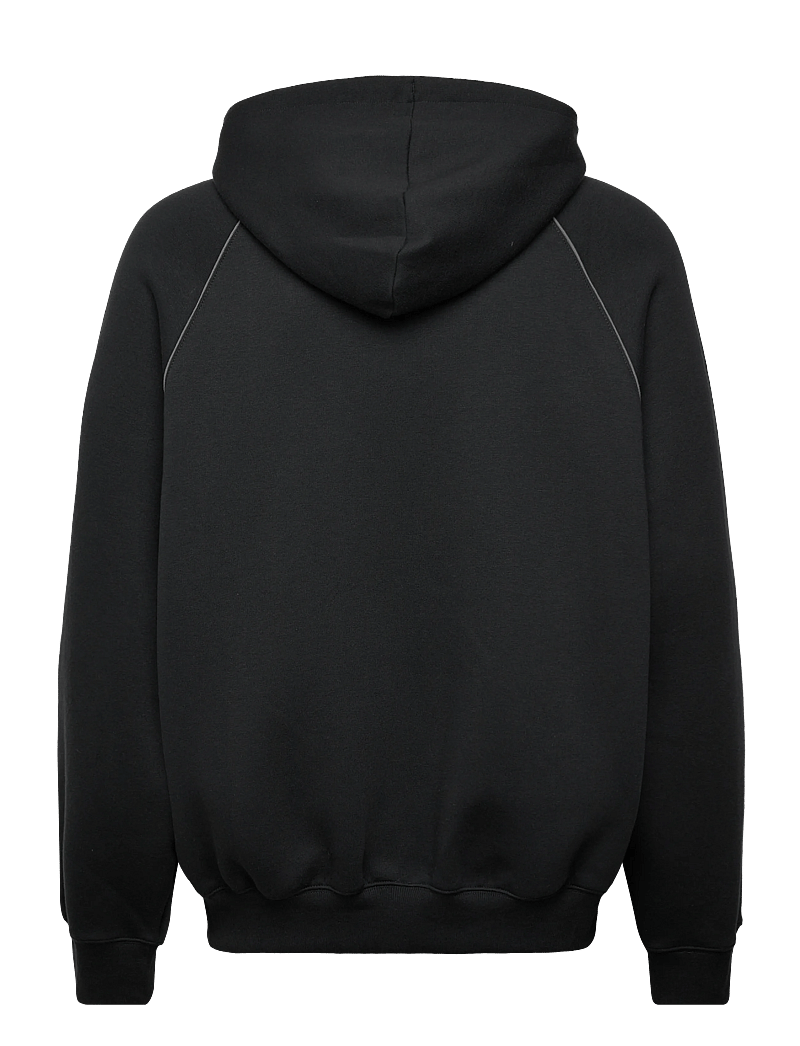 New Balance - Linear Graphic Fleece Hoodie - oberteile - black - 1