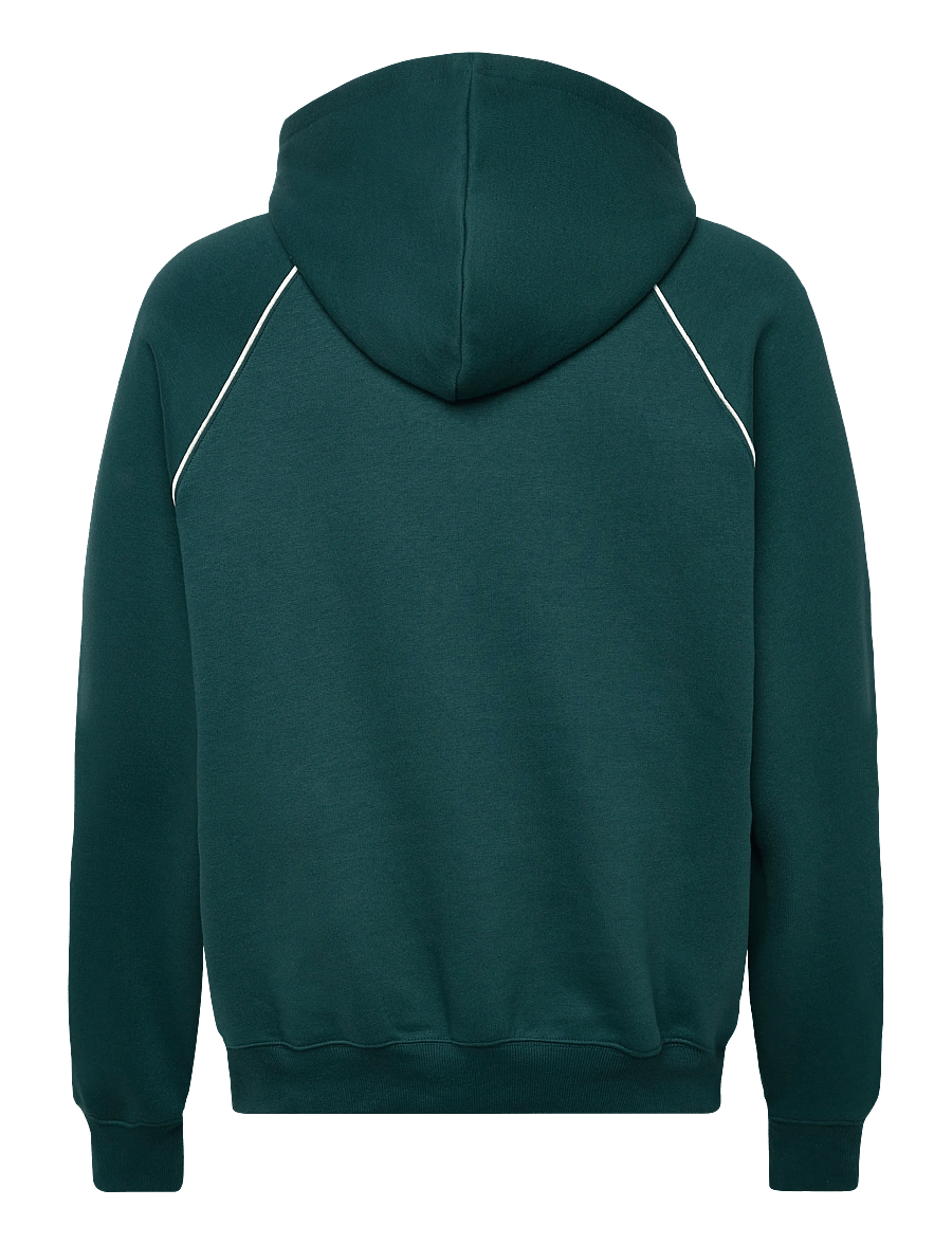 New Balance - Linear Graphic Fleece Hoodie - overdele - medusa green - 1