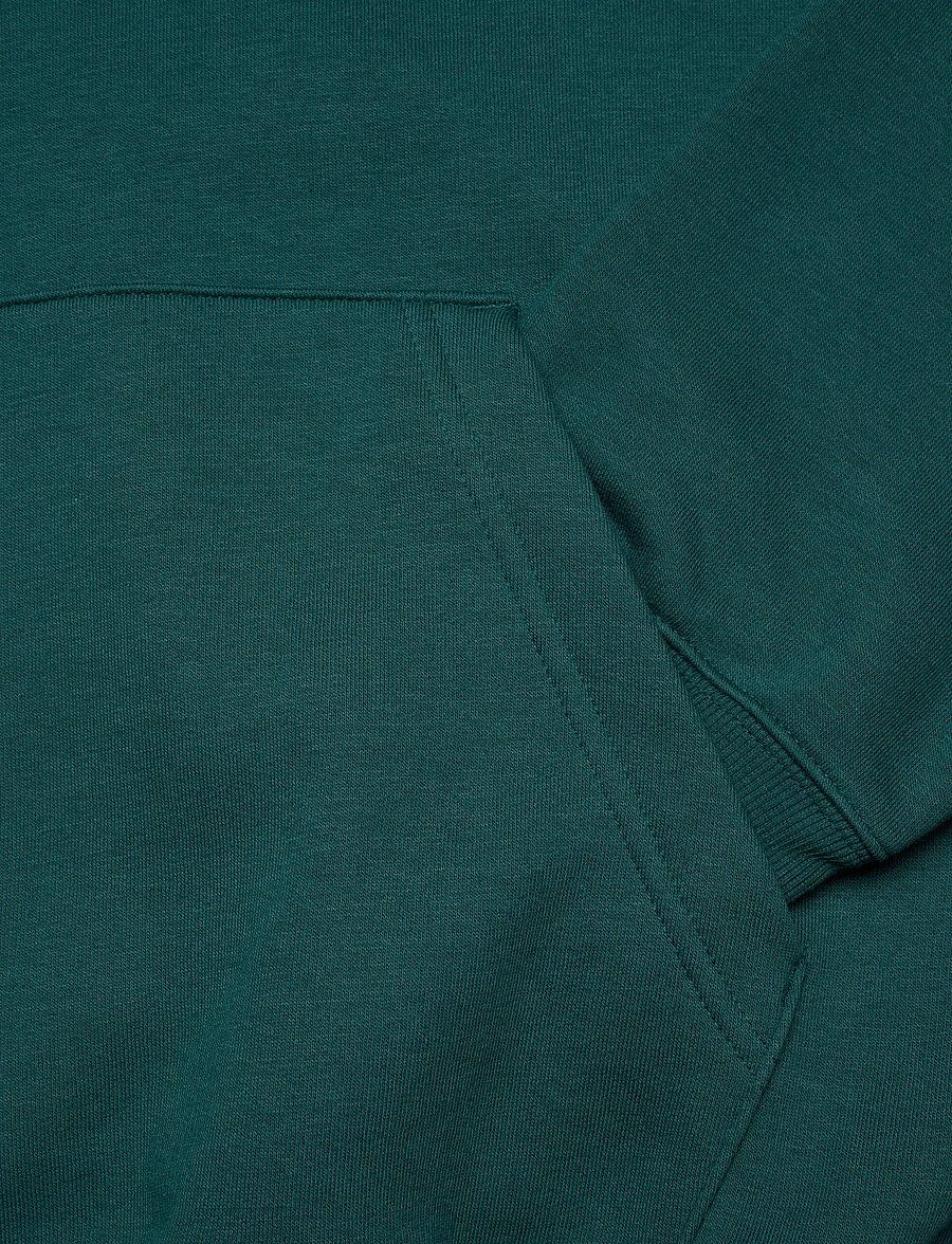 New Balance - Linear Graphic Fleece Hoodie - overdele - medusa green - 3