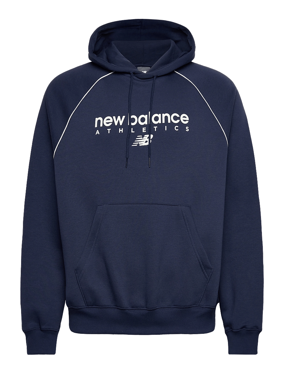 New Balance - Linear Graphic Fleece Hoodie - overdele - nb navy - 1