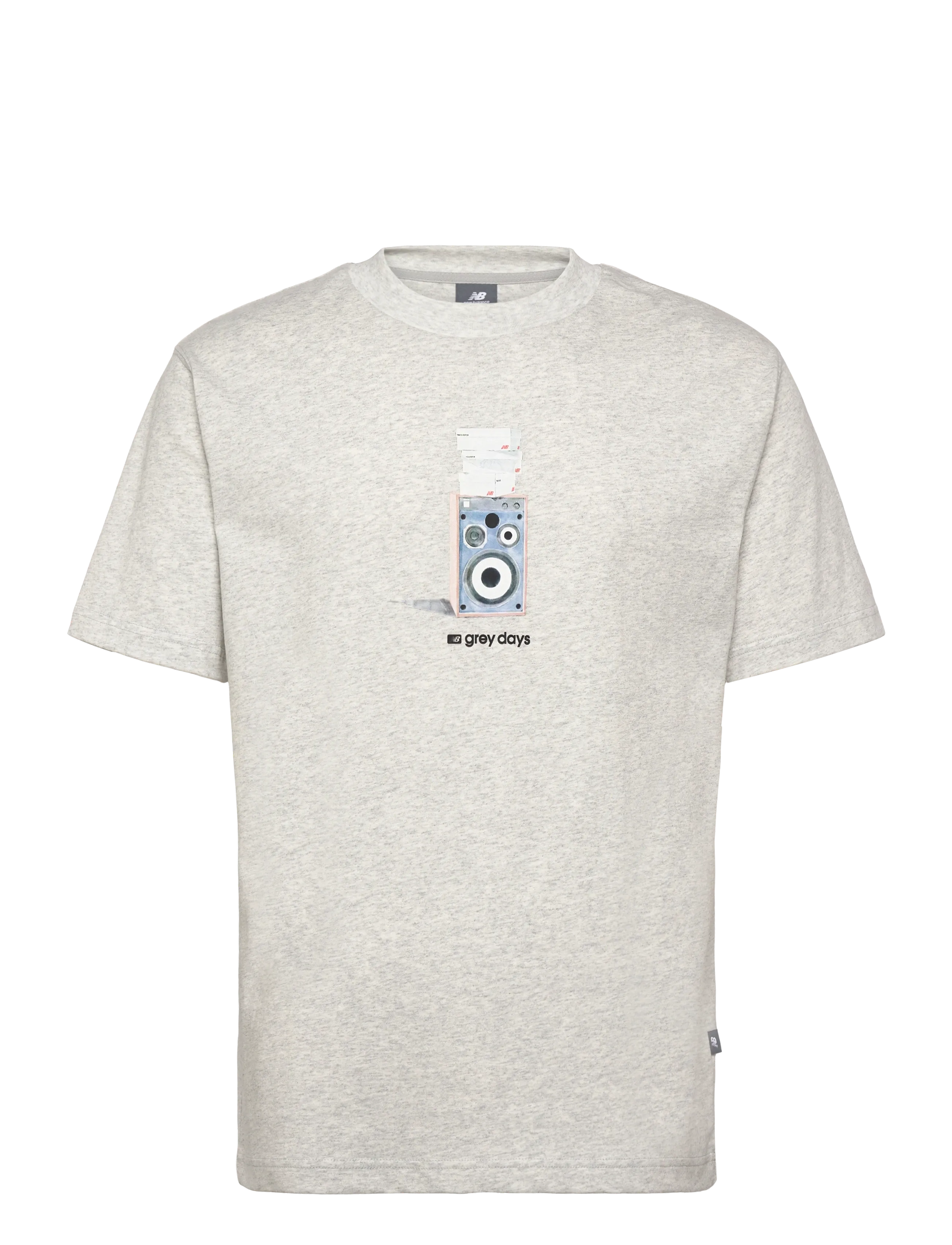 New Balance Grey Days Speaker T-Shirt - New Balance - ASH HEATHER / grey