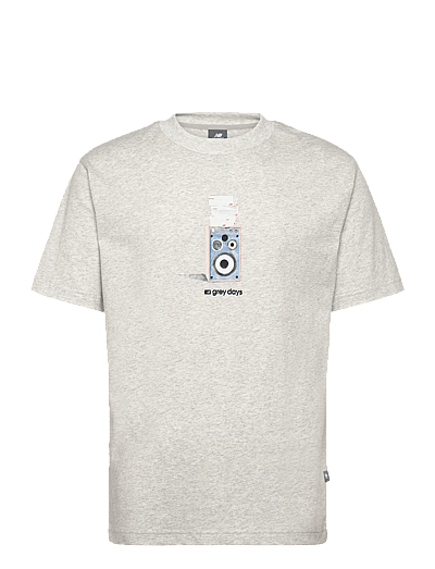 New Balance Grey Days Speaker T-Shirt - T-Shirts - ASH HEATHER / grey