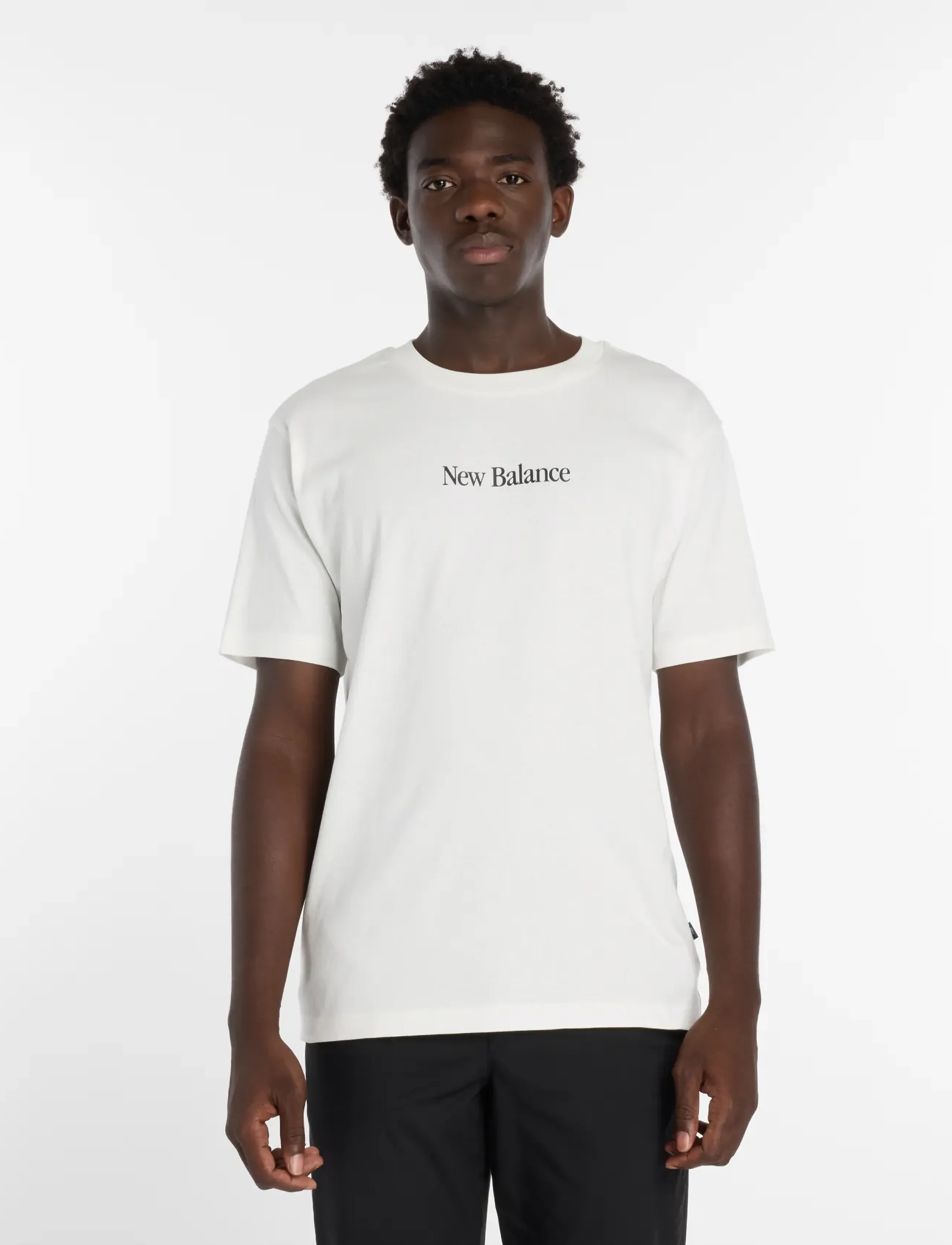 New Balance N Collage T-Shirt - T-Shirts - SEA SALT / cream