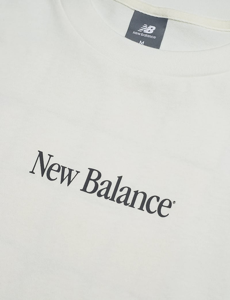 New Balance - N Collage T-Shirt - toppar & t-shirts - sea salt - 2