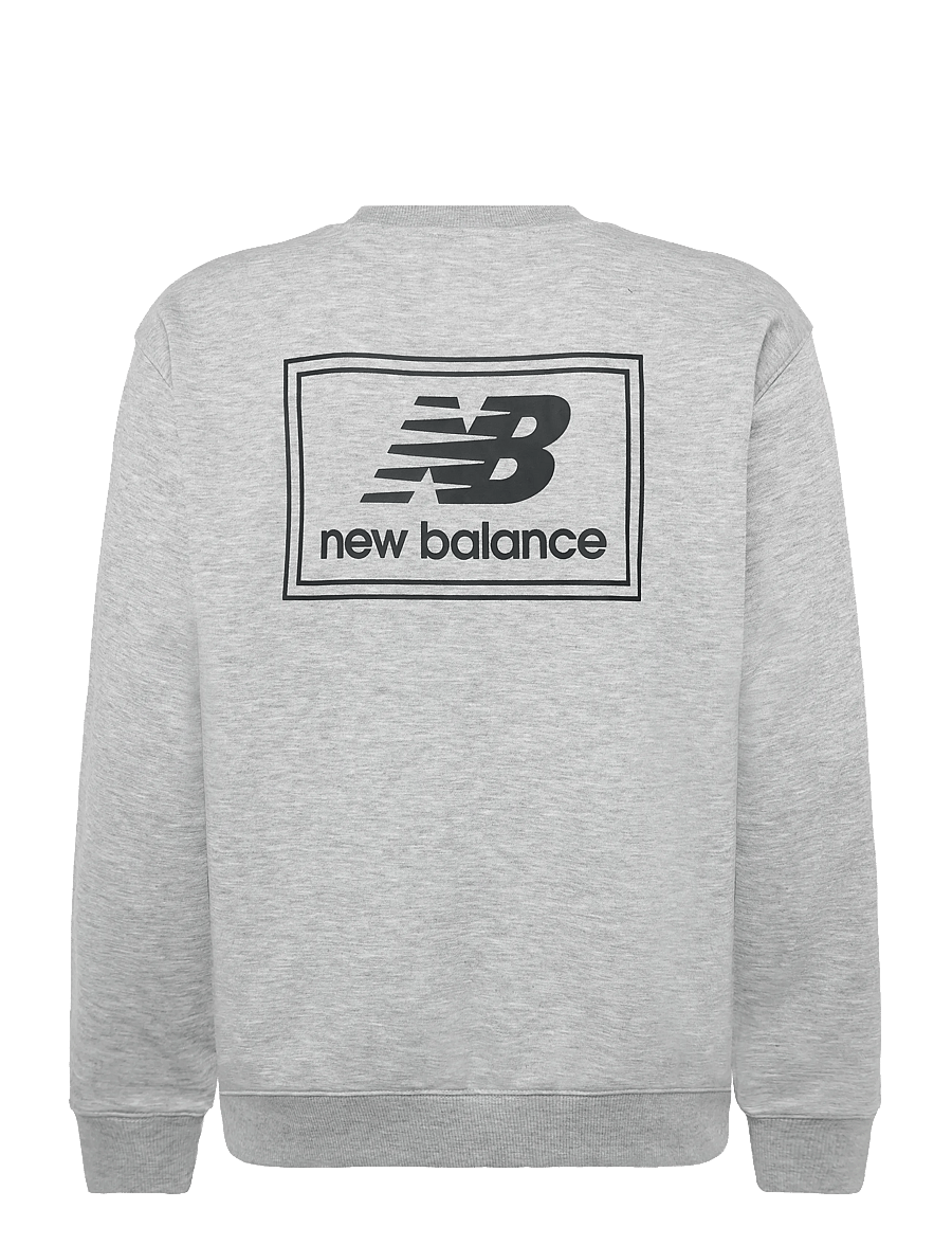 New Balance - Woven Label Crew - oberteile - athletic grey/multi - 1