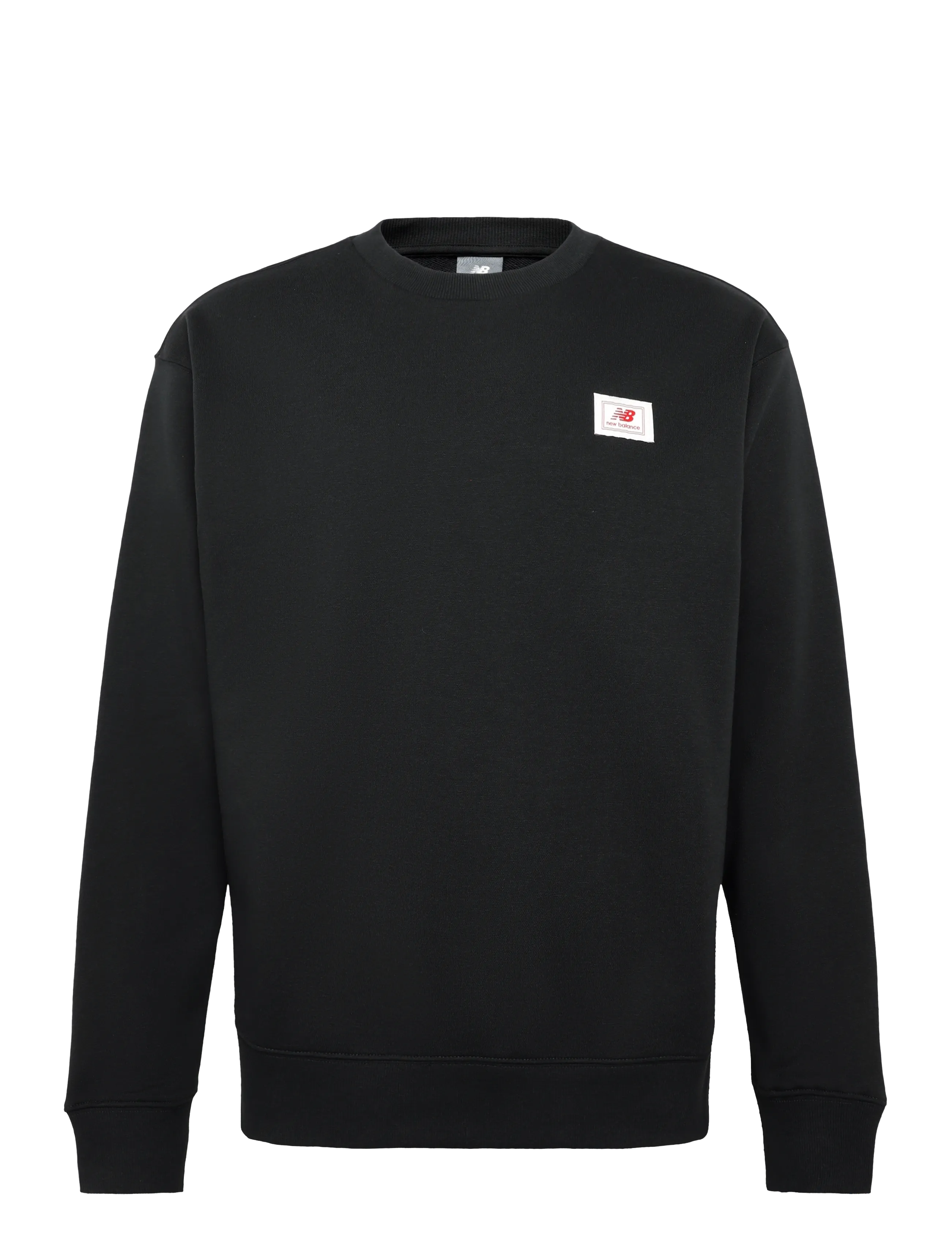 NEW BALANCE Woven Label Crew Schwarz - S - Herren