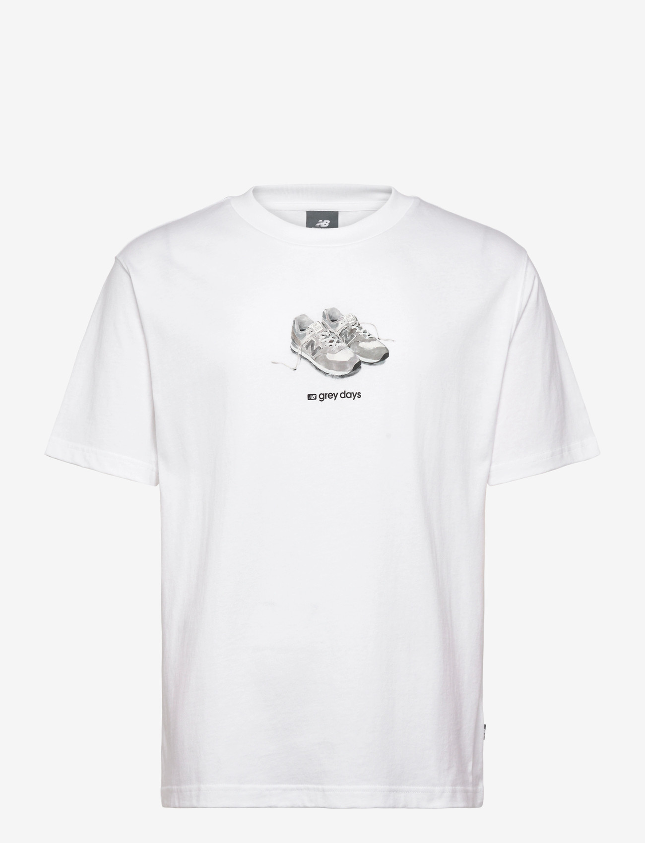 New Balance - Grey Days 574 T-Shirt - tops & t-shirts - white - 0