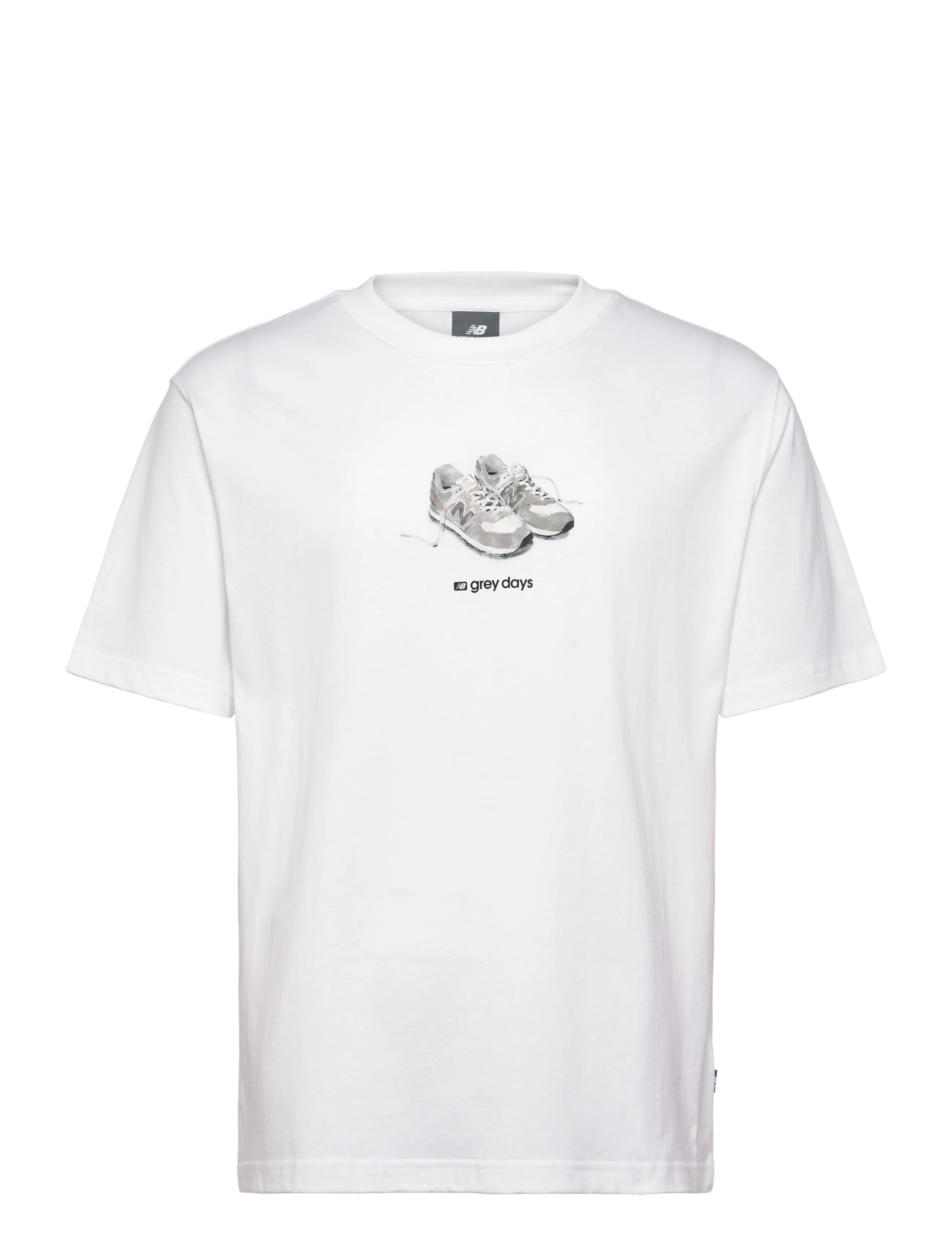 New Balance Grey Days 574 T-Shirt - New Balance - WHITE / white
