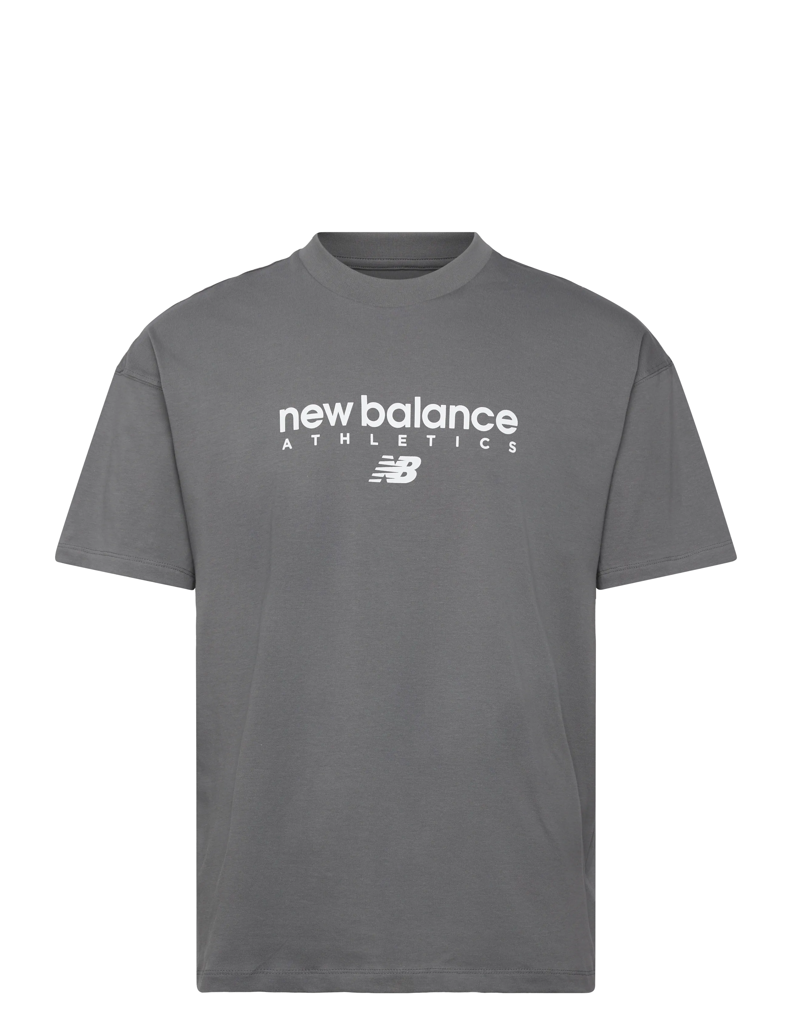 New Balance Linear Graphic T-Shirt - New Balance - CASTLEROCK / grey