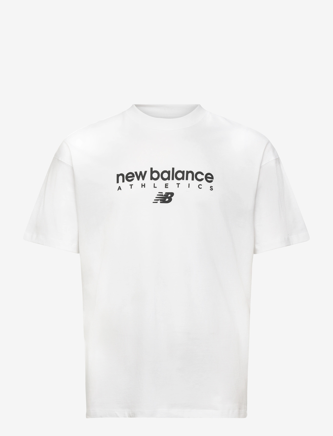 New Balance - Linear Graphic T-Shirt - t-shirts - white - 0