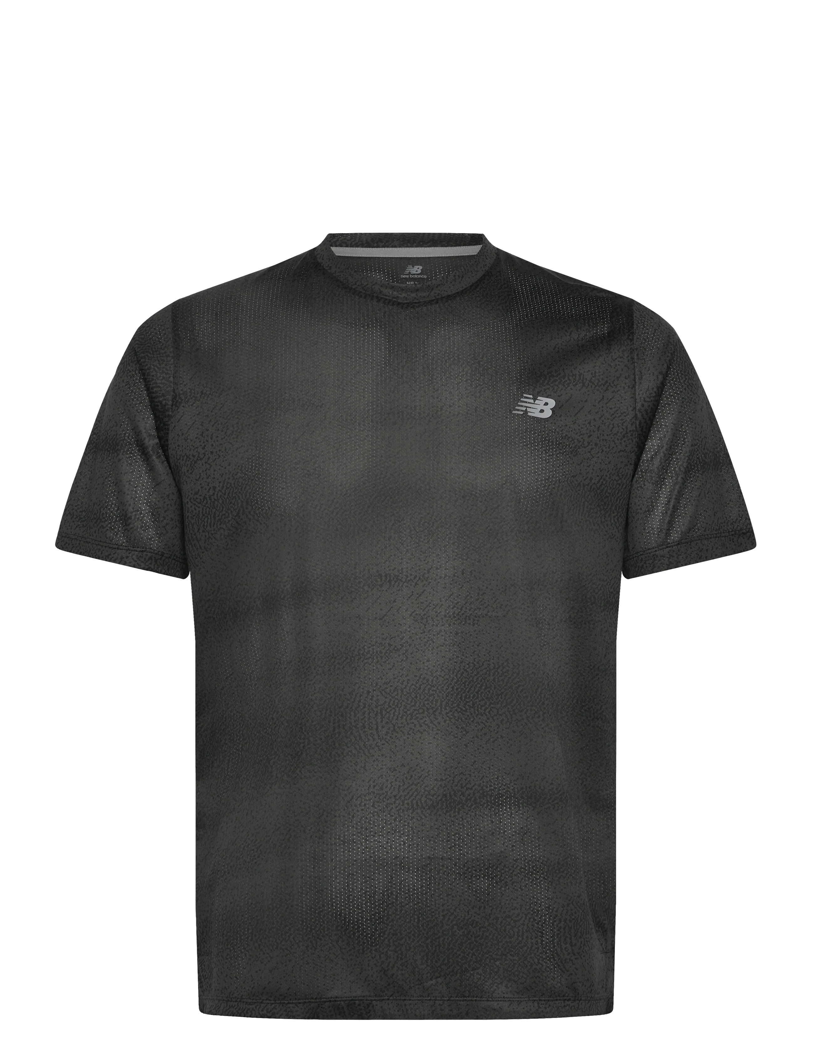 New Balance Athletics Printed T-Shirt - T-Shirts - BLACK/GREY / black