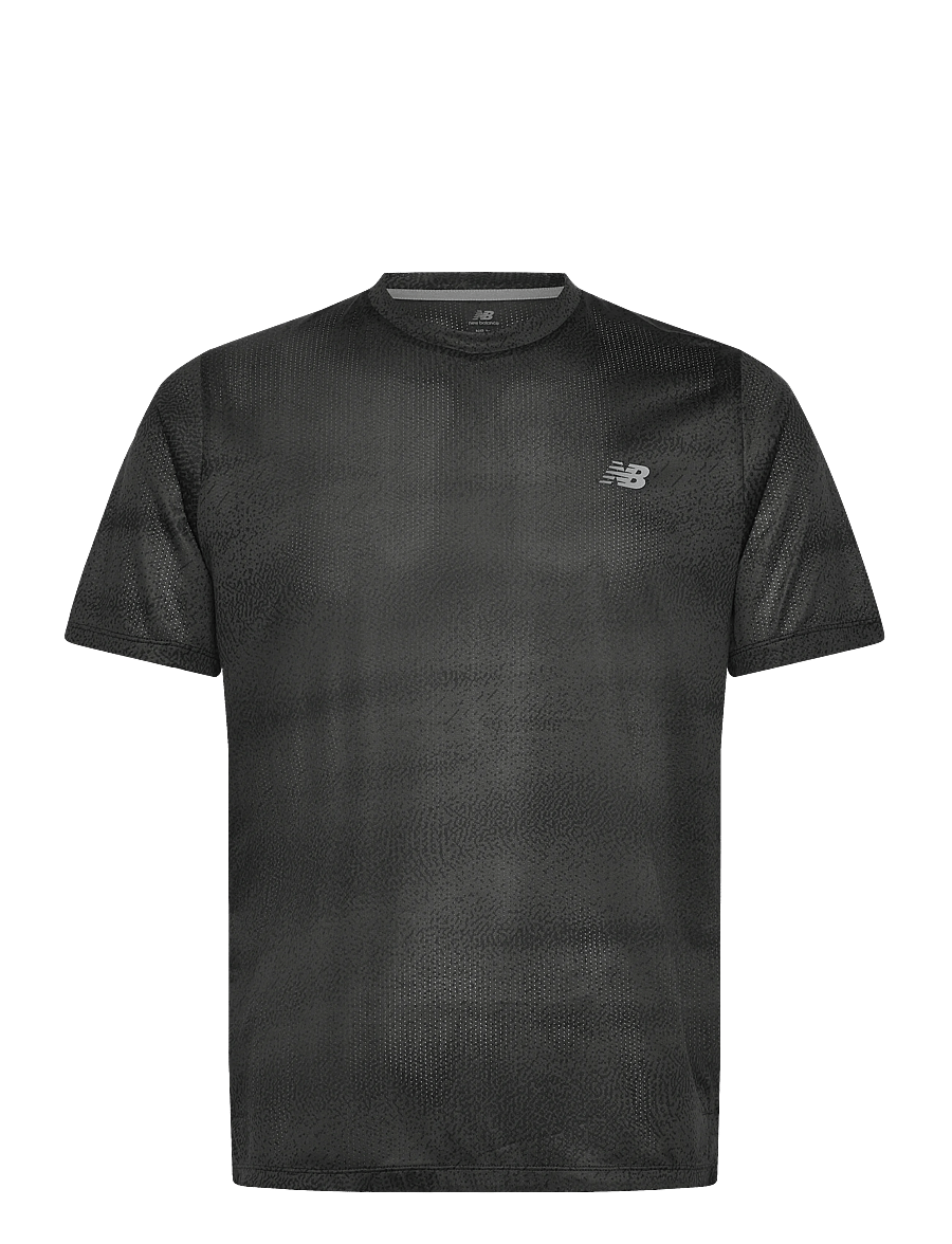 New Balance - Athletics Printed T-Shirt - t-shirts - black/grey - 0