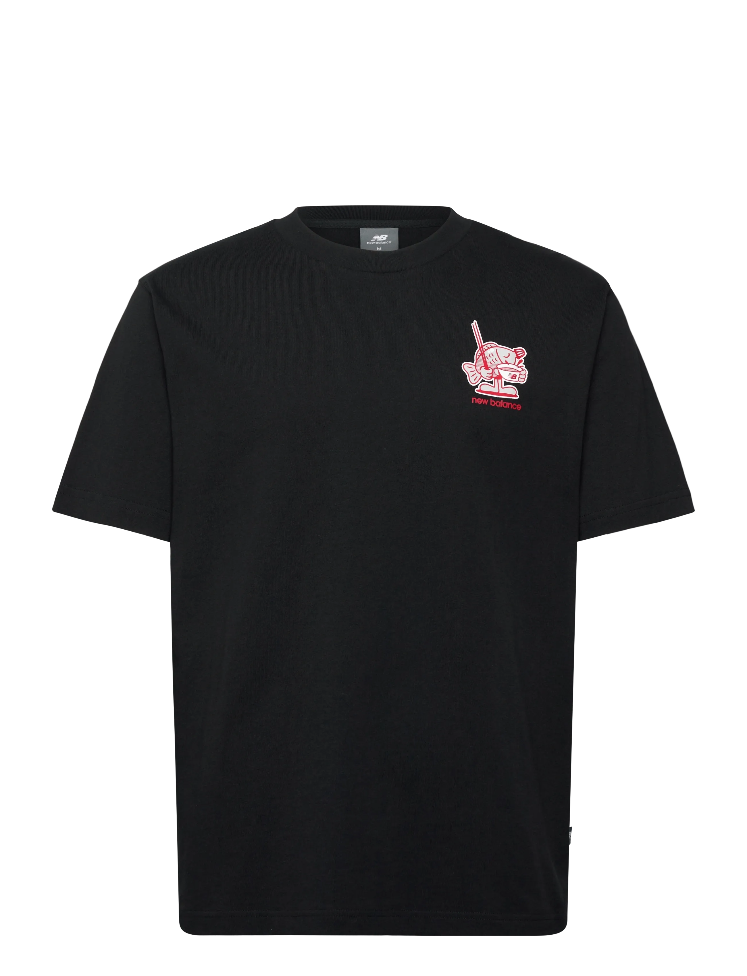New Balance Ramen T-Shirt, S, Sport Oberteile, Schwarz - T-shirts, Männerswear