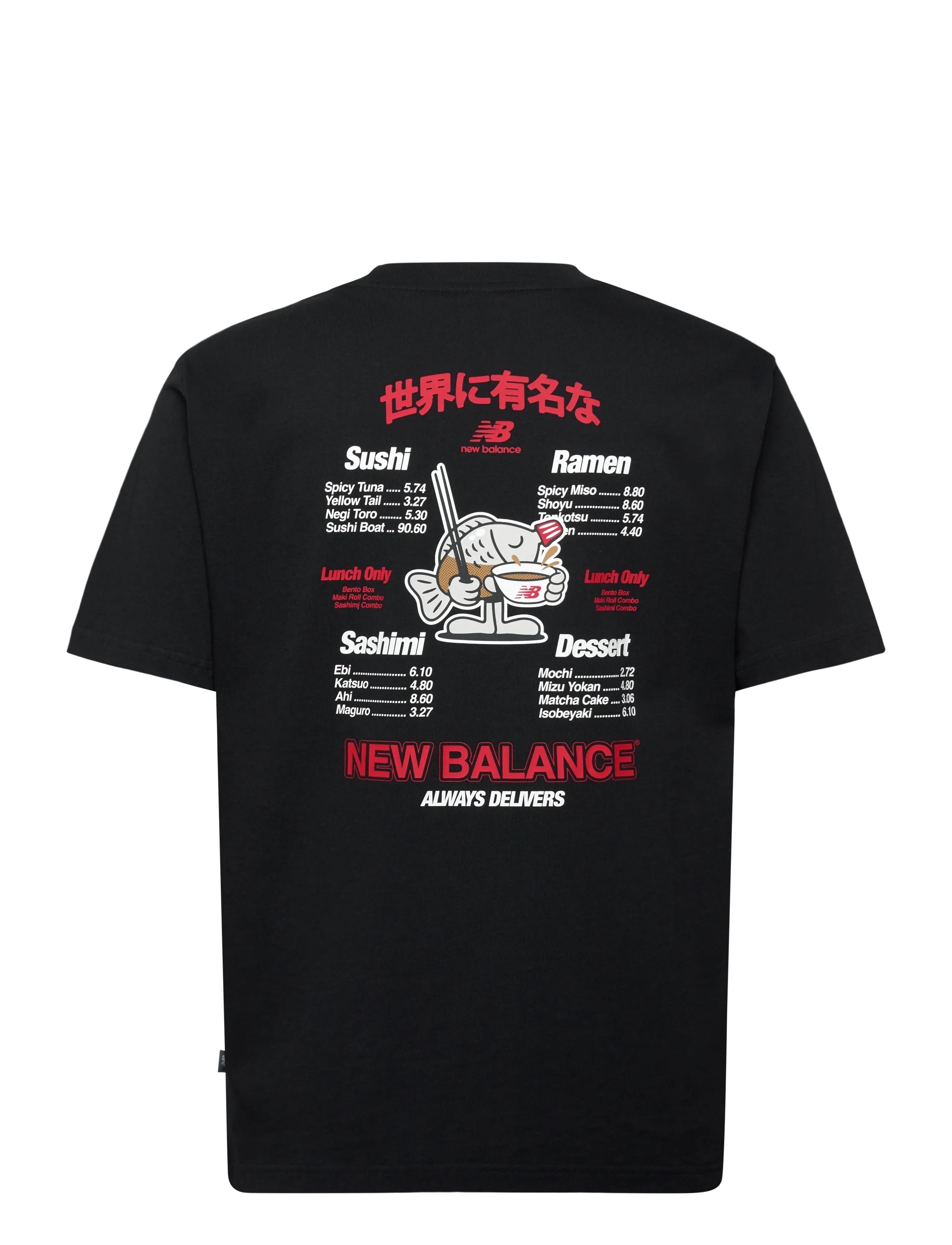 New Balance - Ramen T-Shirt - tops & t-shirts - black - 1