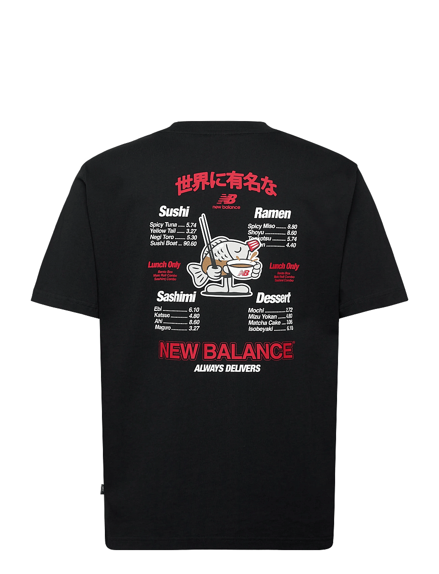 New Balance - Ramen T-Shirt - alussärgid ja t-särgid - black - 1