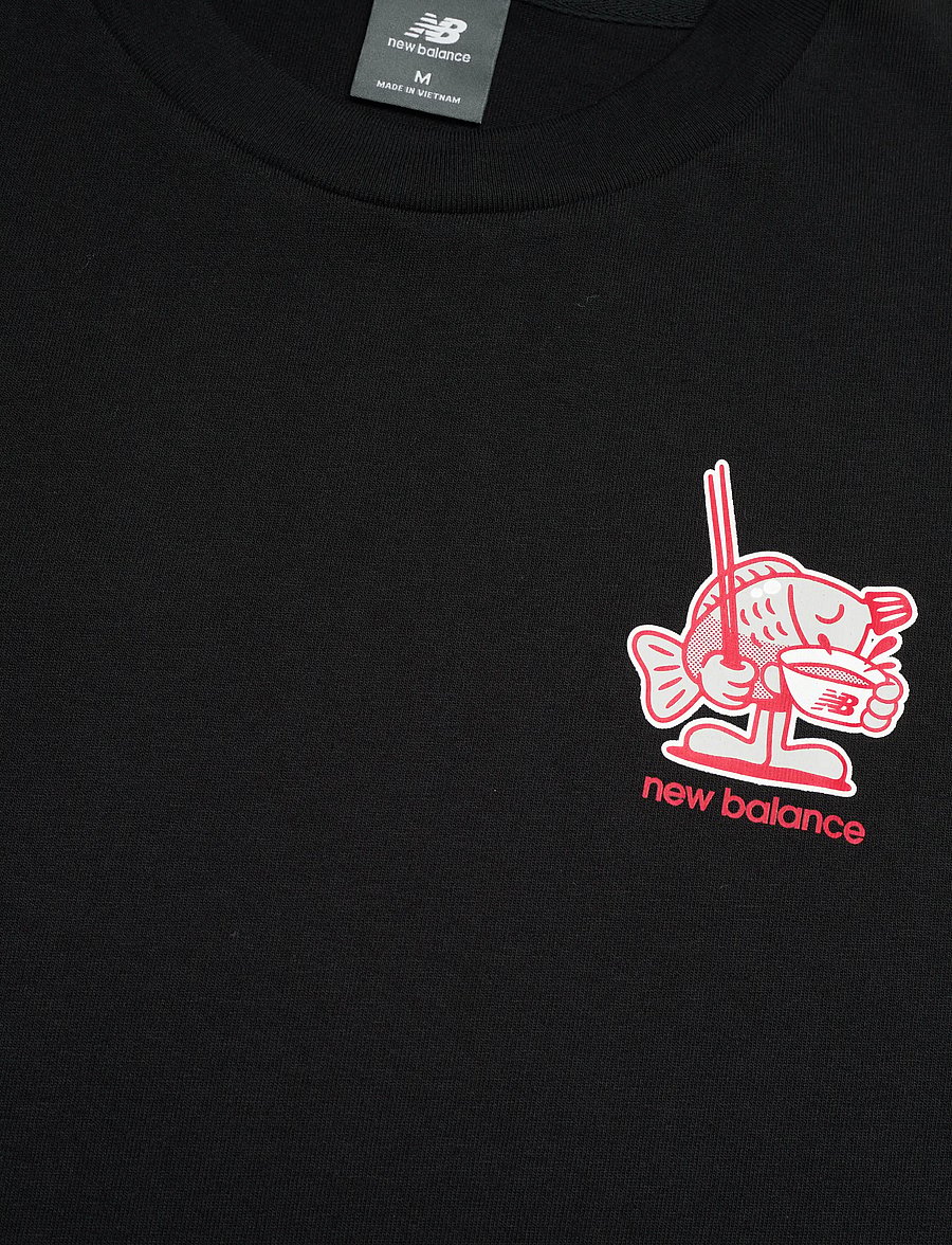 New Balance - Ramen T-Shirt - alussärgid ja t-särgid - black - 2