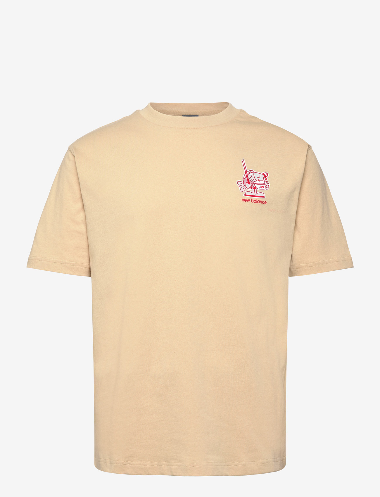 New Balance - Ramen T-Shirt - alussärgid ja t-särgid - toasted sesame - 0