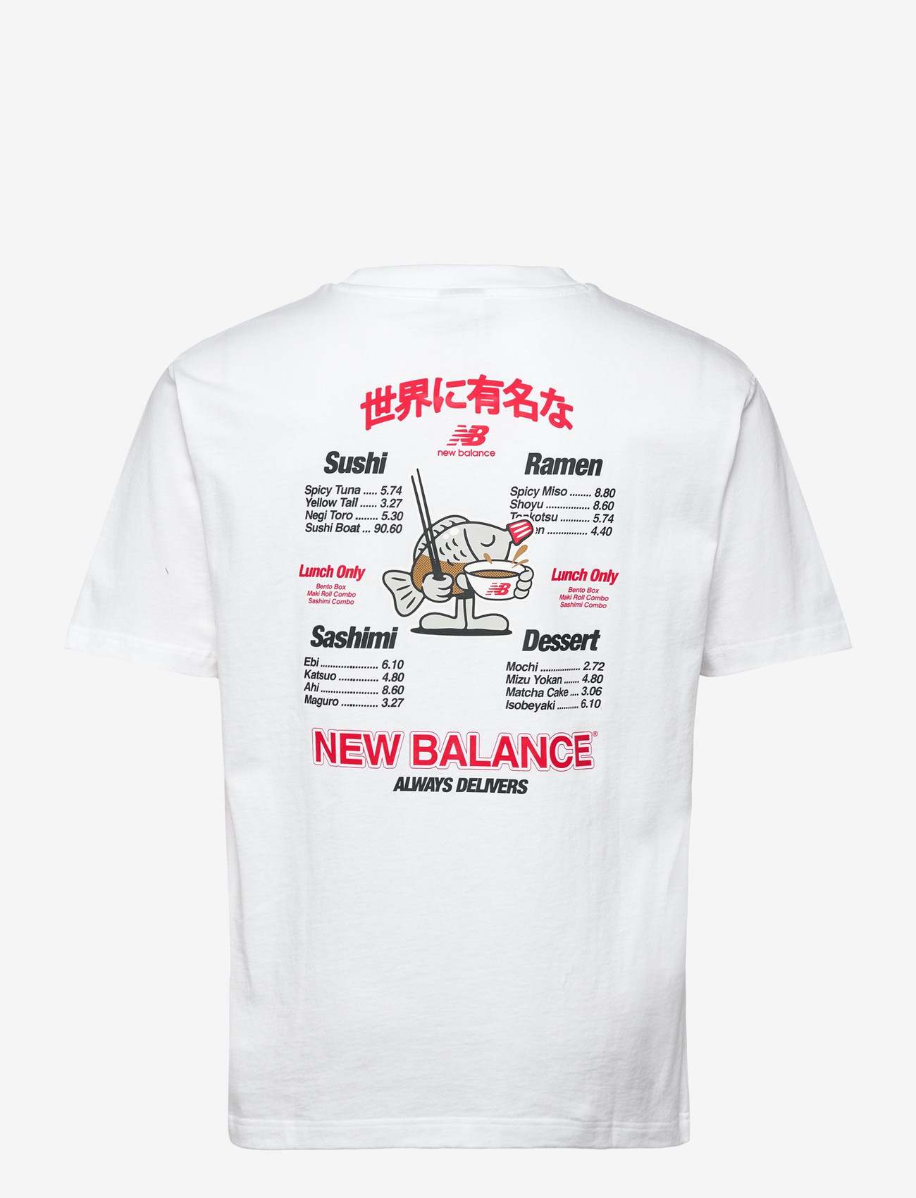 New Balance - Ramen T-Shirt - oberteile & t-shirts - white - 1