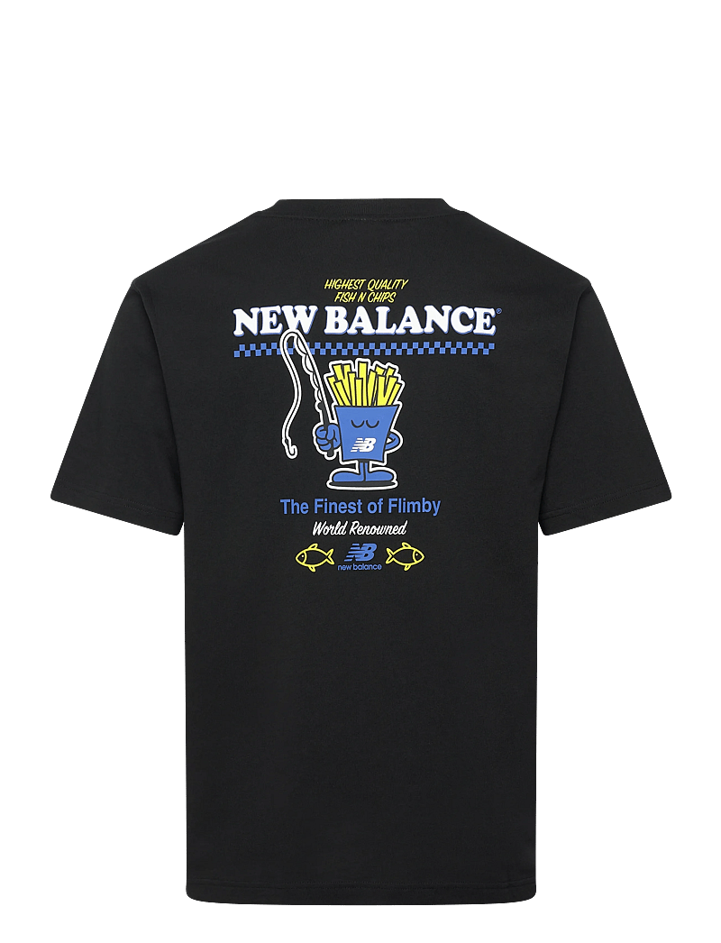 New Balance - Fish and Chips T-Shirt - t-shirts - black - 1