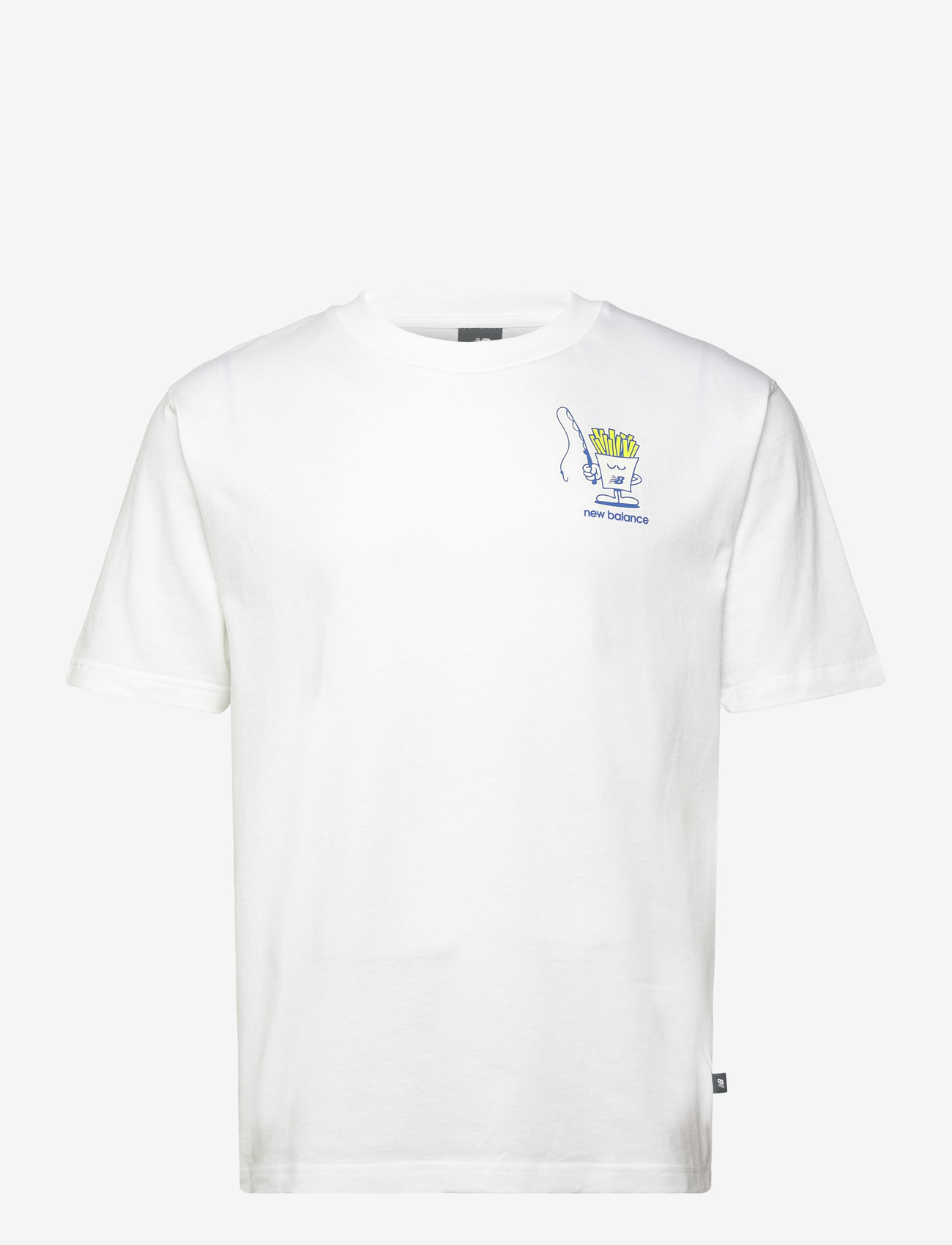 New Balance - Fish and Chips T-Shirt - oberteile & t-shirts - white - 0