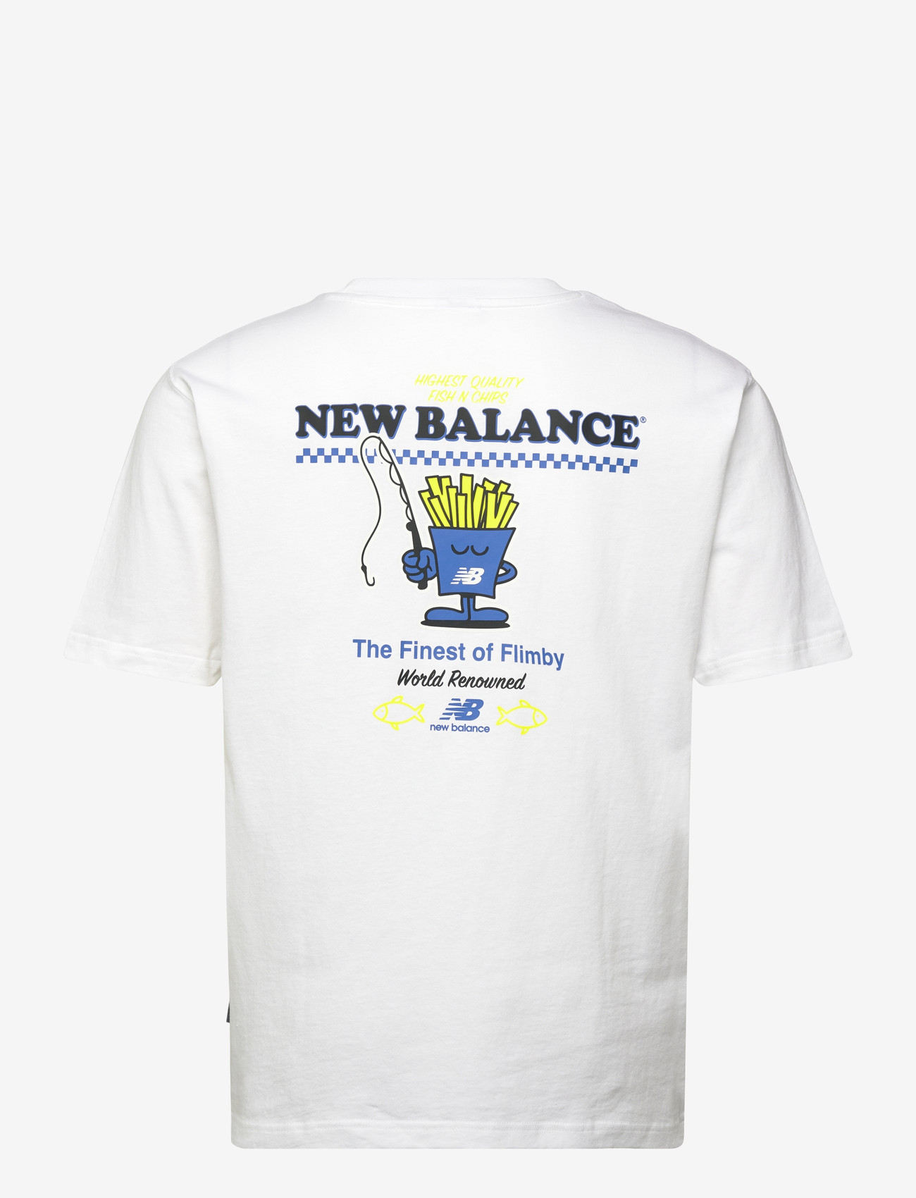 New Balance - Fish and Chips T-Shirt - oberteile & t-shirts - white - 1