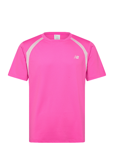 New Balance Tournament Novelty Top - T-Shirts - PINK HEAT / pink/rose