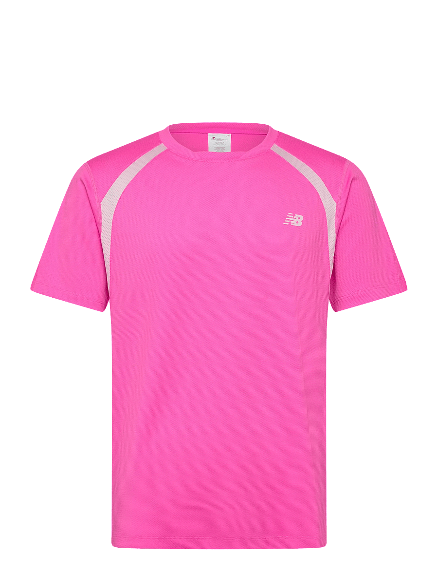 New Balance - Tournament Novelty Top - t-shirts - pink heat - 0