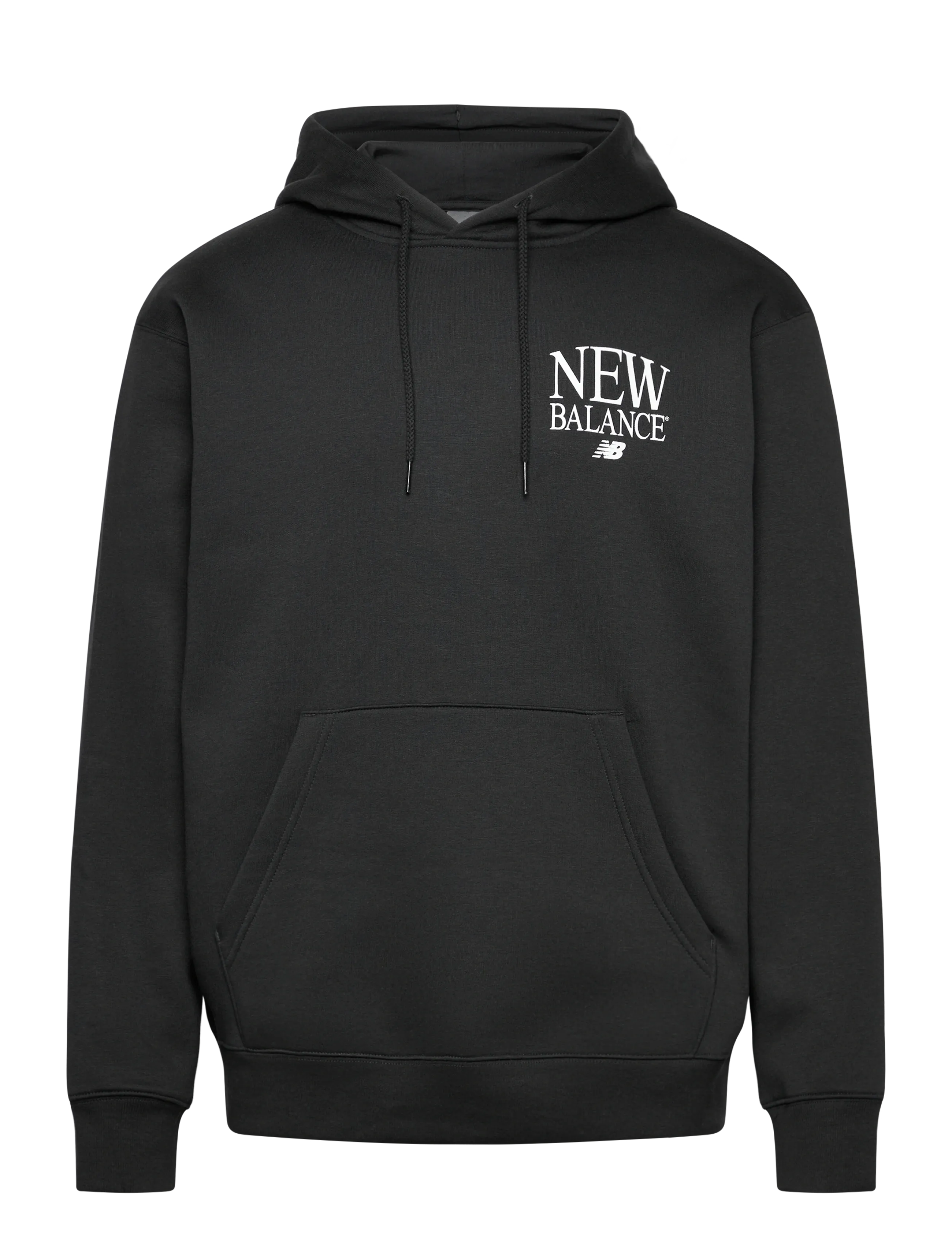 New Balance Reimagined Fleece Hoodie - Dressipluusid - BLACK / black