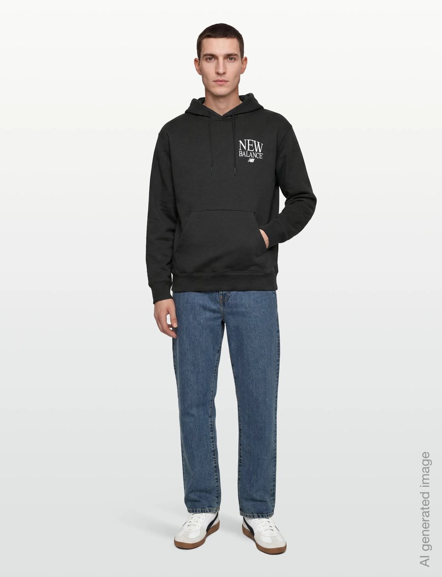 New Balance - Reimagined Fleece Hoodie - tops - black - 0