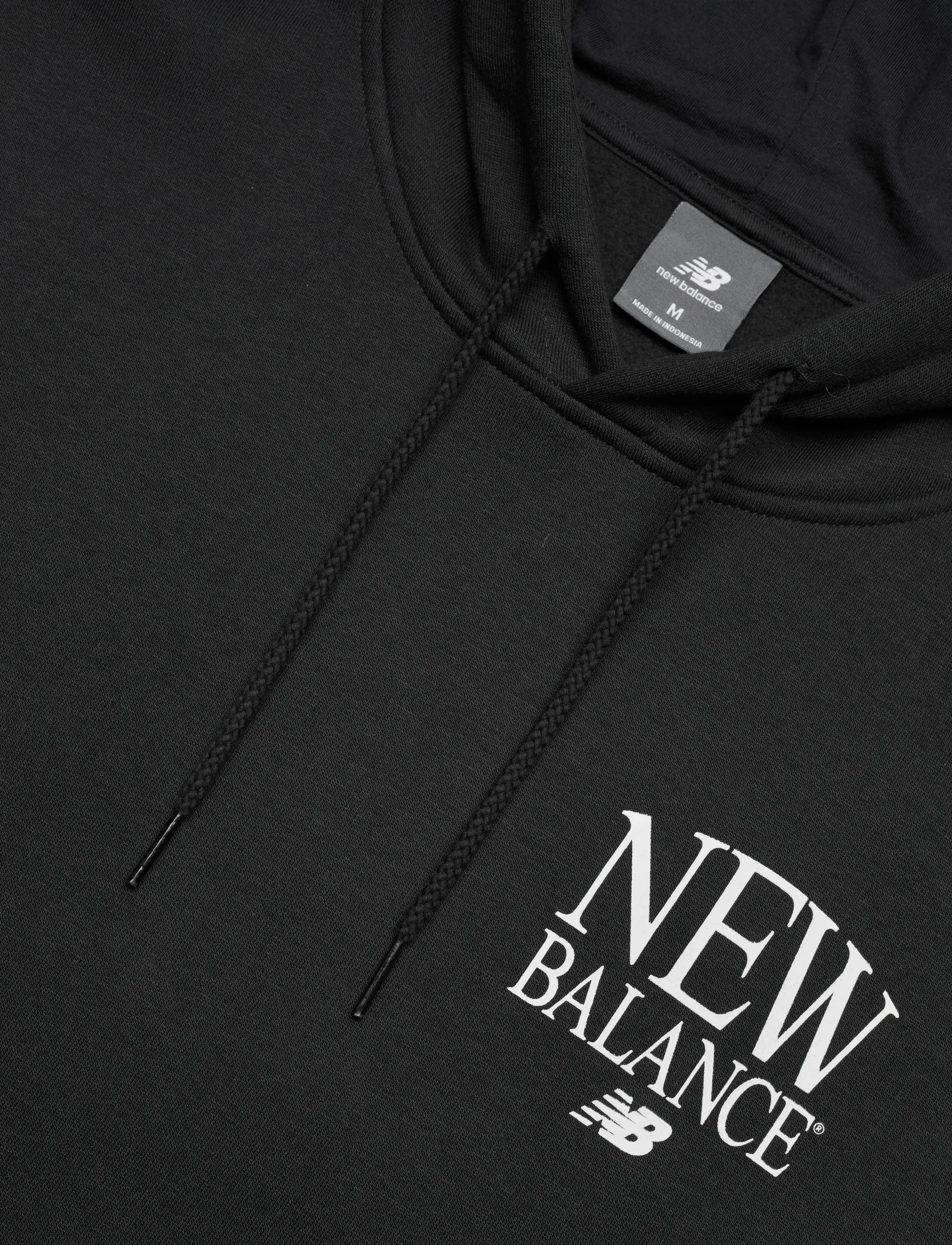 New Balance - Reimagined Fleece Hoodie - oberteile - black - 5