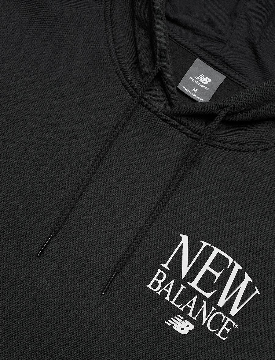 New Balance - Reimagined Fleece Hoodie - tops - black - 5